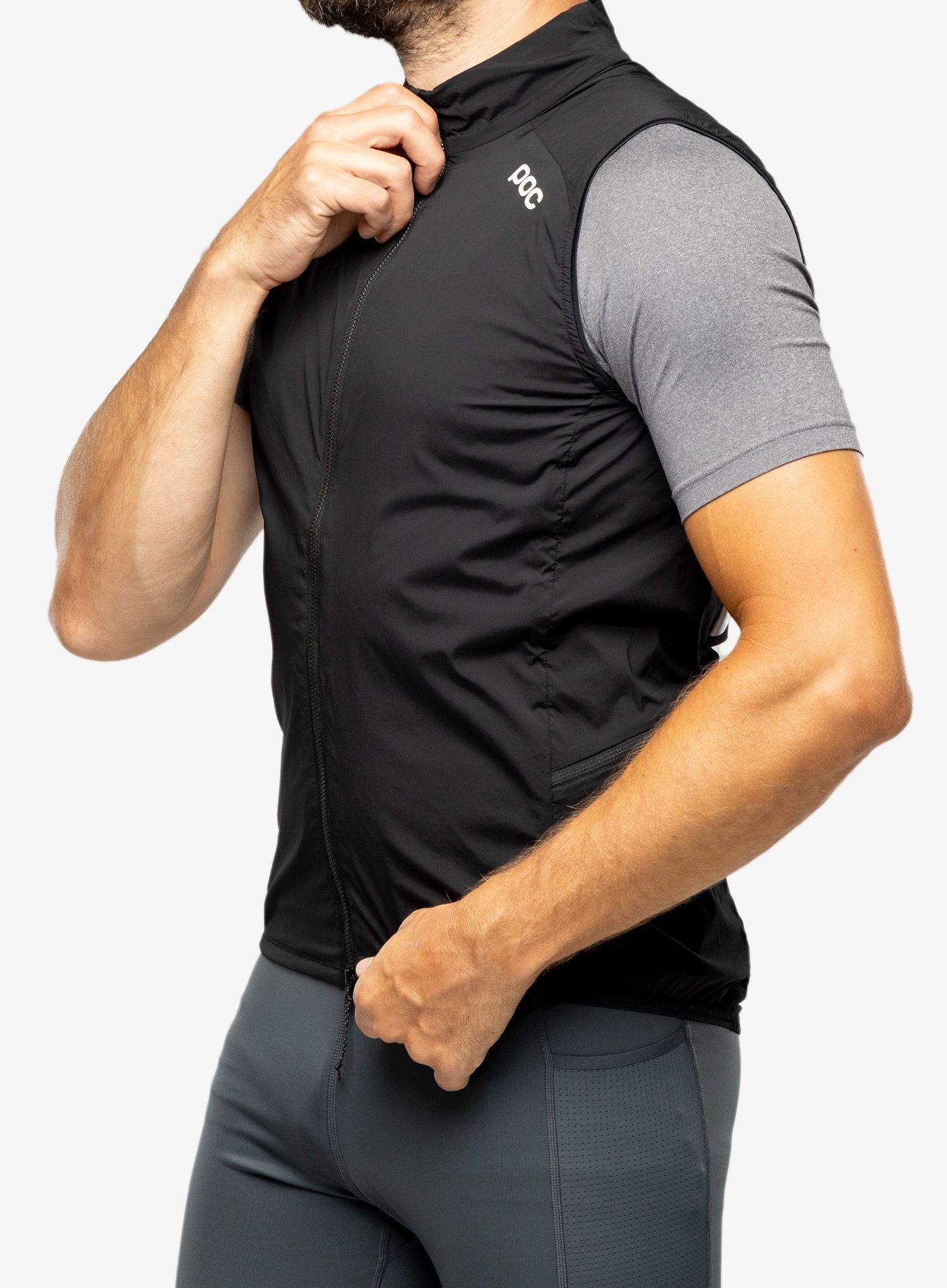 Kolesarski brezrokavnik POC Pro Thermal Vest - uranium black