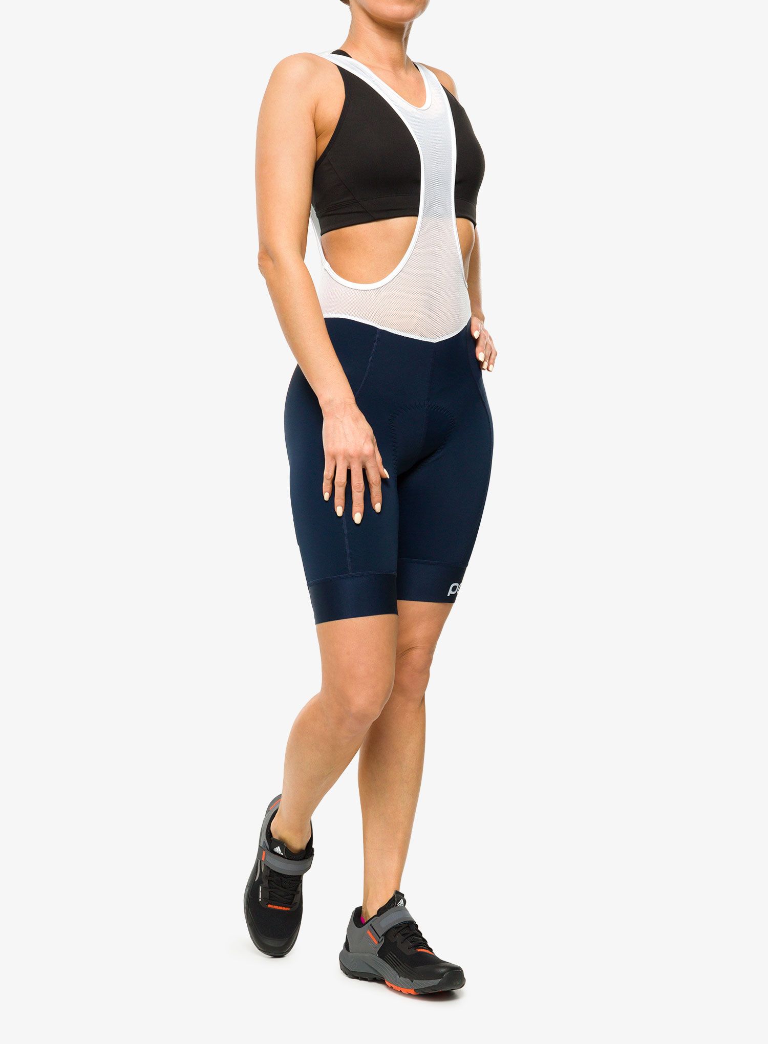 Ženske kolesarske kratke hlače POC Pure Bib Shorts VPDs - turmaline navy