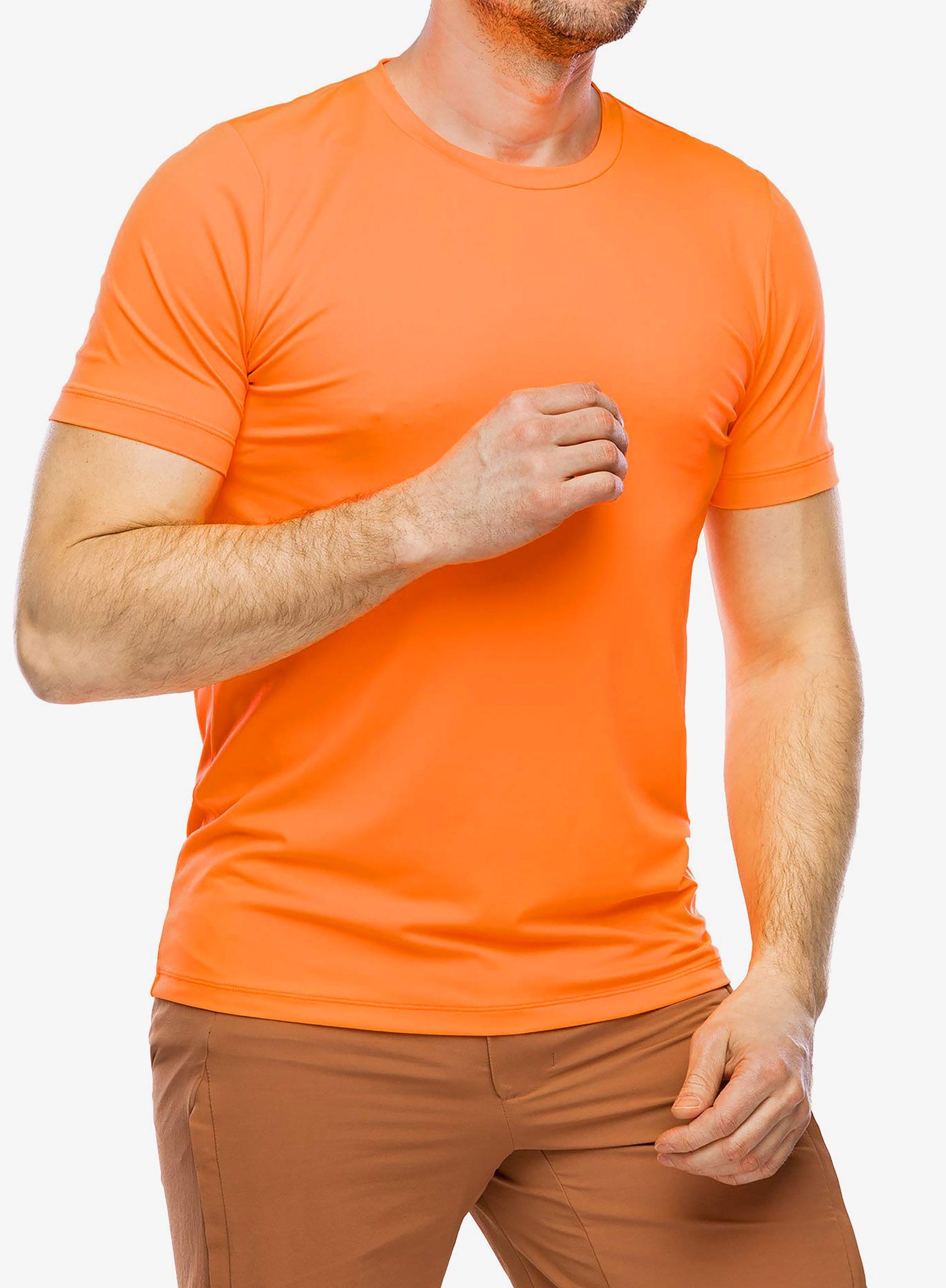 Kolesarska majica POC Reform Enduro Light Tee - zink orange