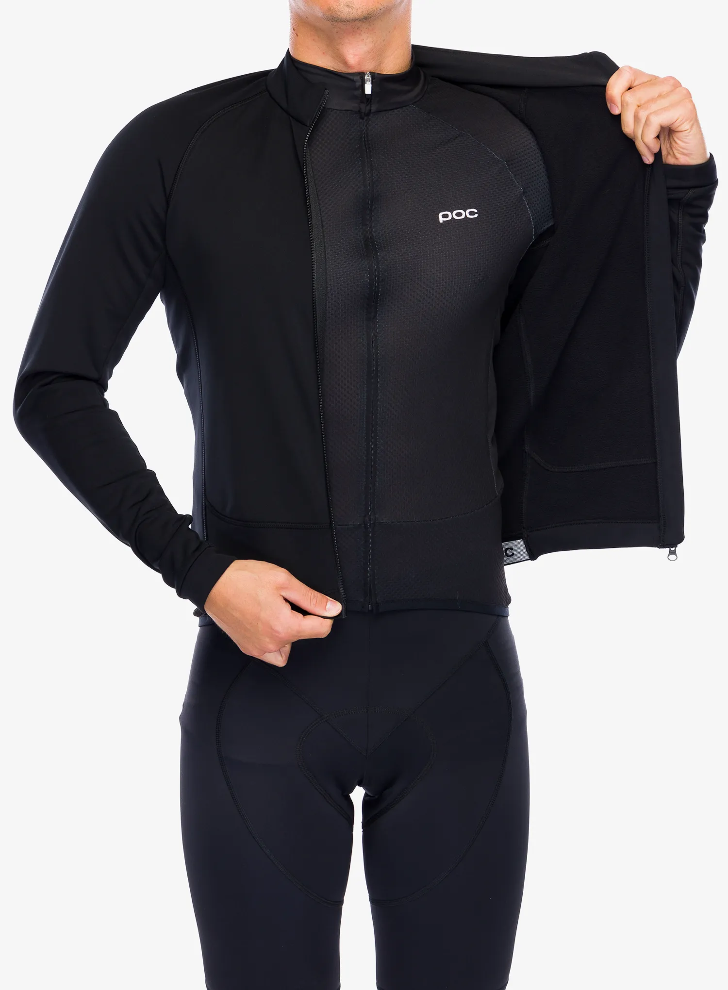 Kolesarska jakna POC Thermal Jacket - uranium black