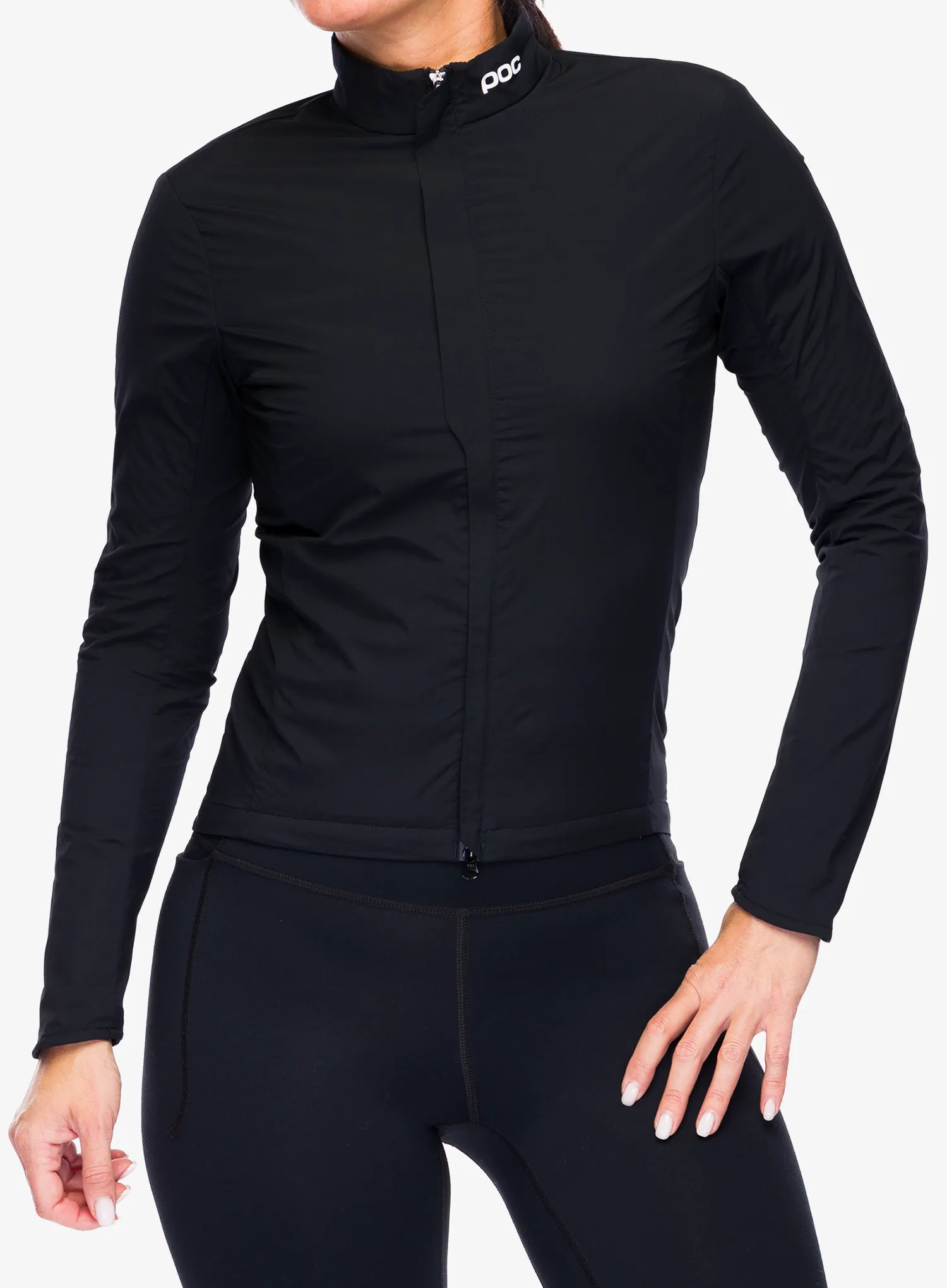 Ženska kolesarska jakna POC Thermal Splash Jacket - uranium black