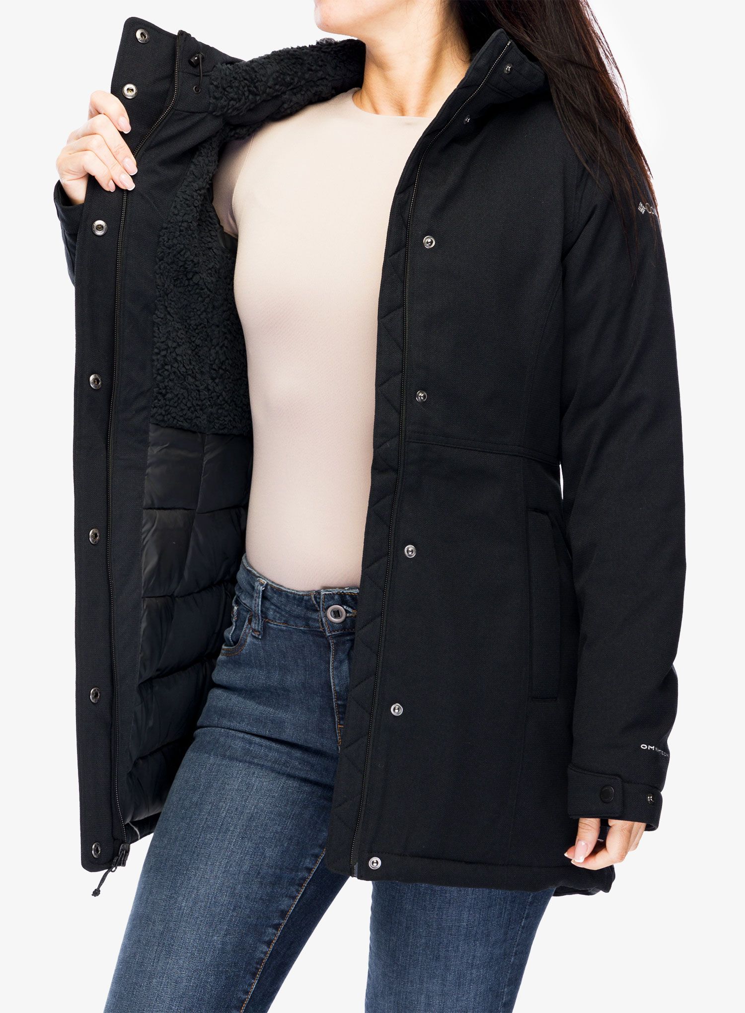Ženski plašč Columbia Alameda Ridge Insulated Parka - black