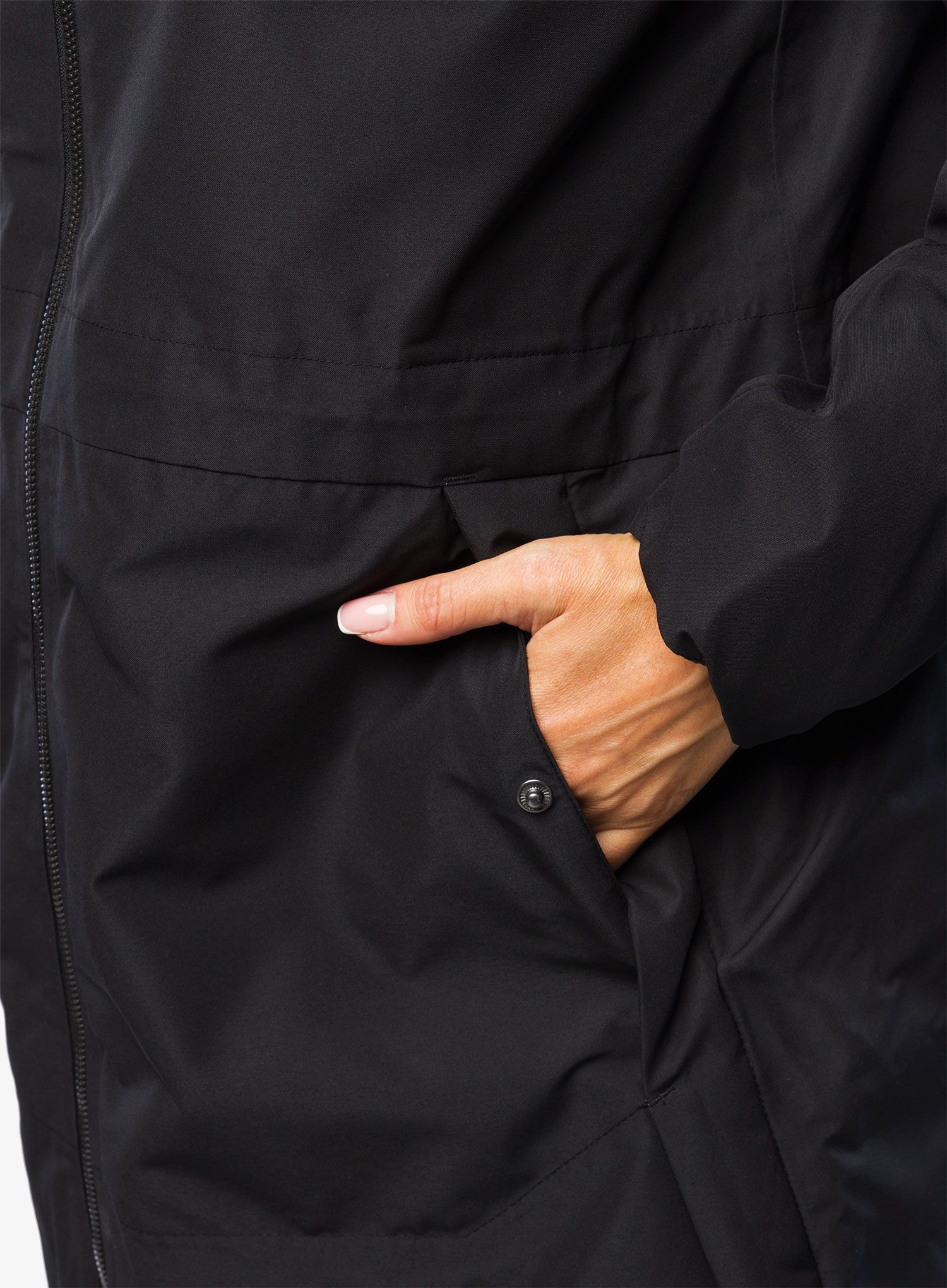 Ženski plašč Didriksons Ella Parka - black