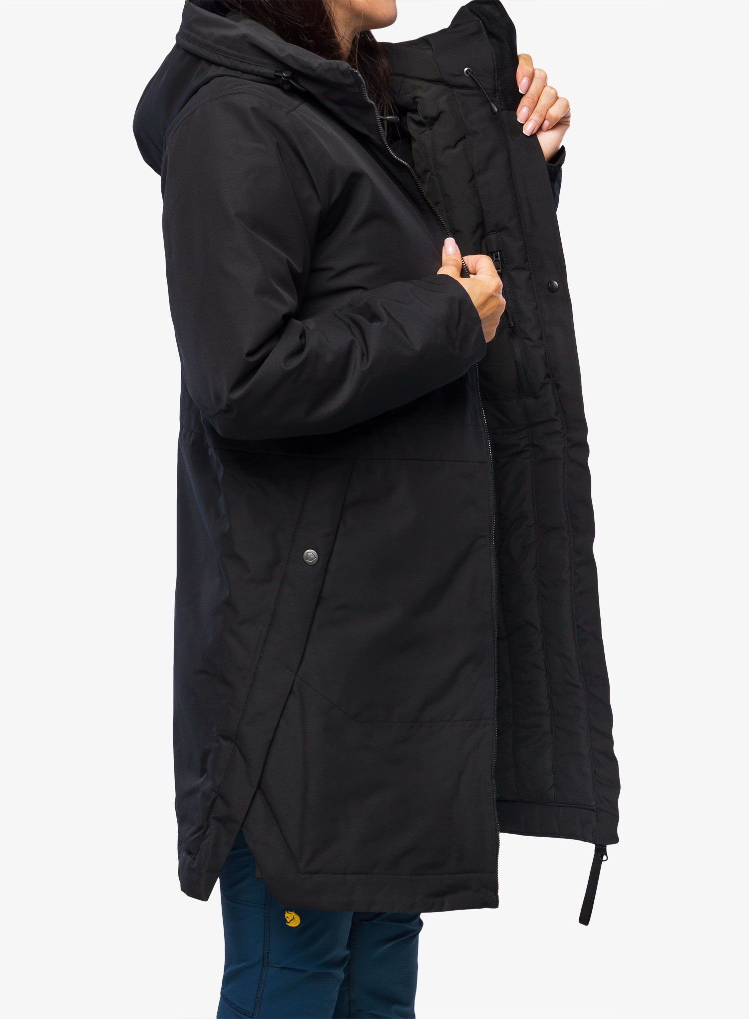 Ženski plašč Didriksons Ella Parka - black