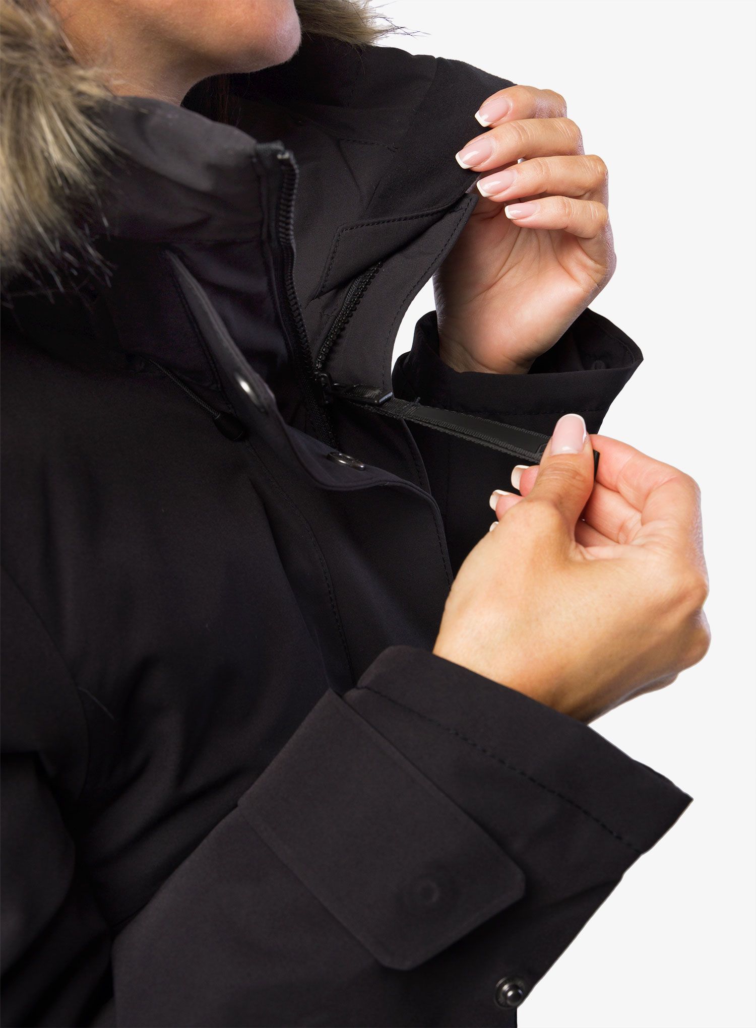 Ženska zimska jakna Didriksons Erika Parka 3 - black