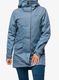 Ženska nepremočljiva jakna Didriksons Frida Parka - glacial blue