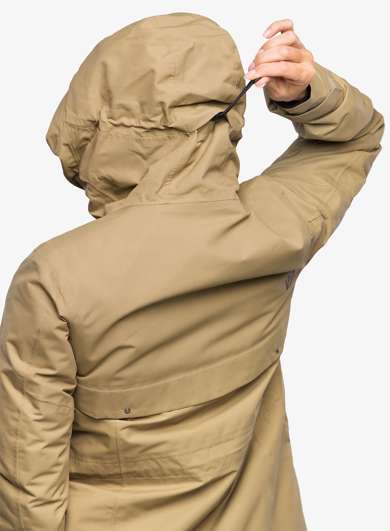 Ženski plašč Didriksons Frida Parka - wood
