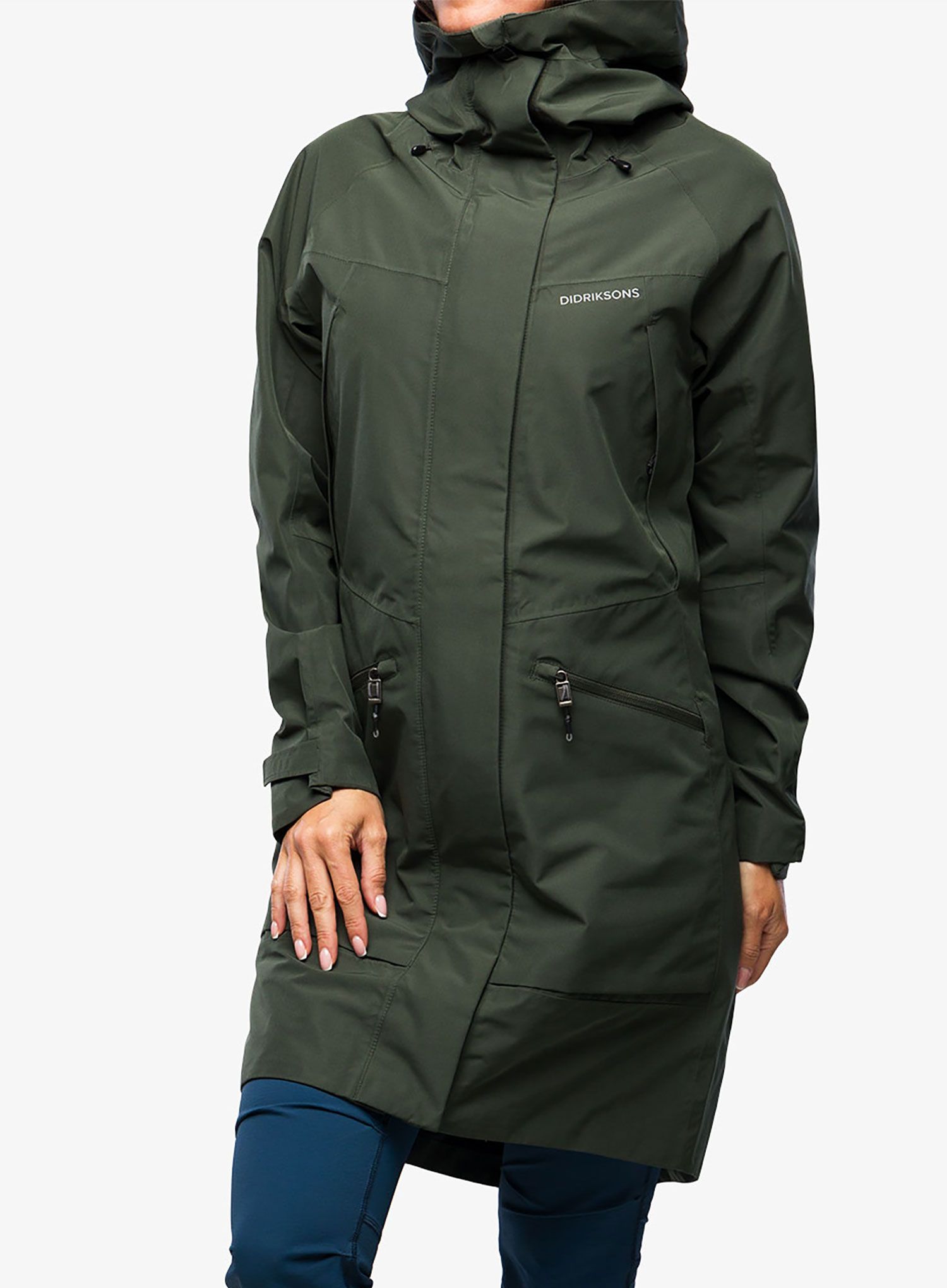 Ženski plašč Didriksons Ilma Parka - deep green