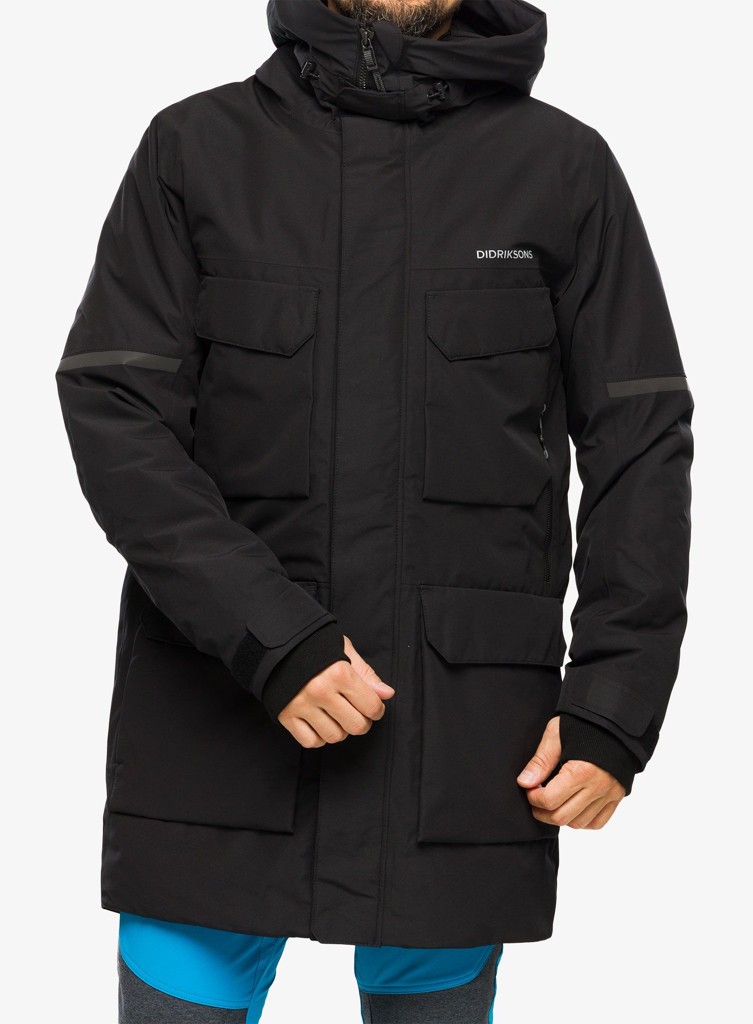 Dežni plašč Didriksons Drew Parka - blk