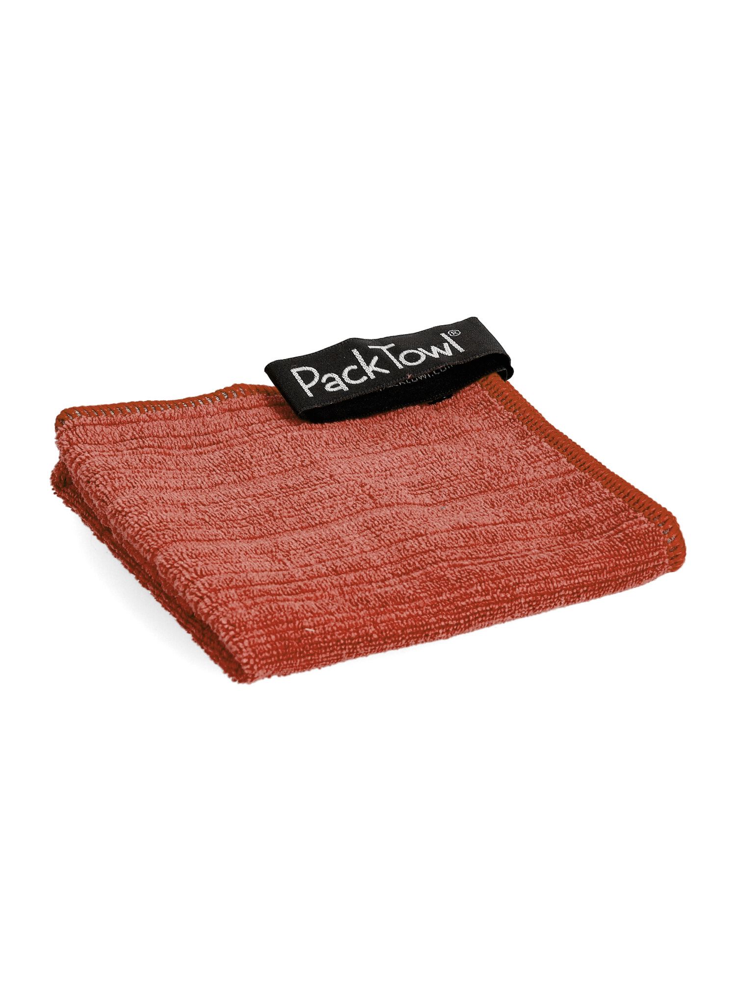 Pohodniška brisača PackTowl Luxe Face - terracotta