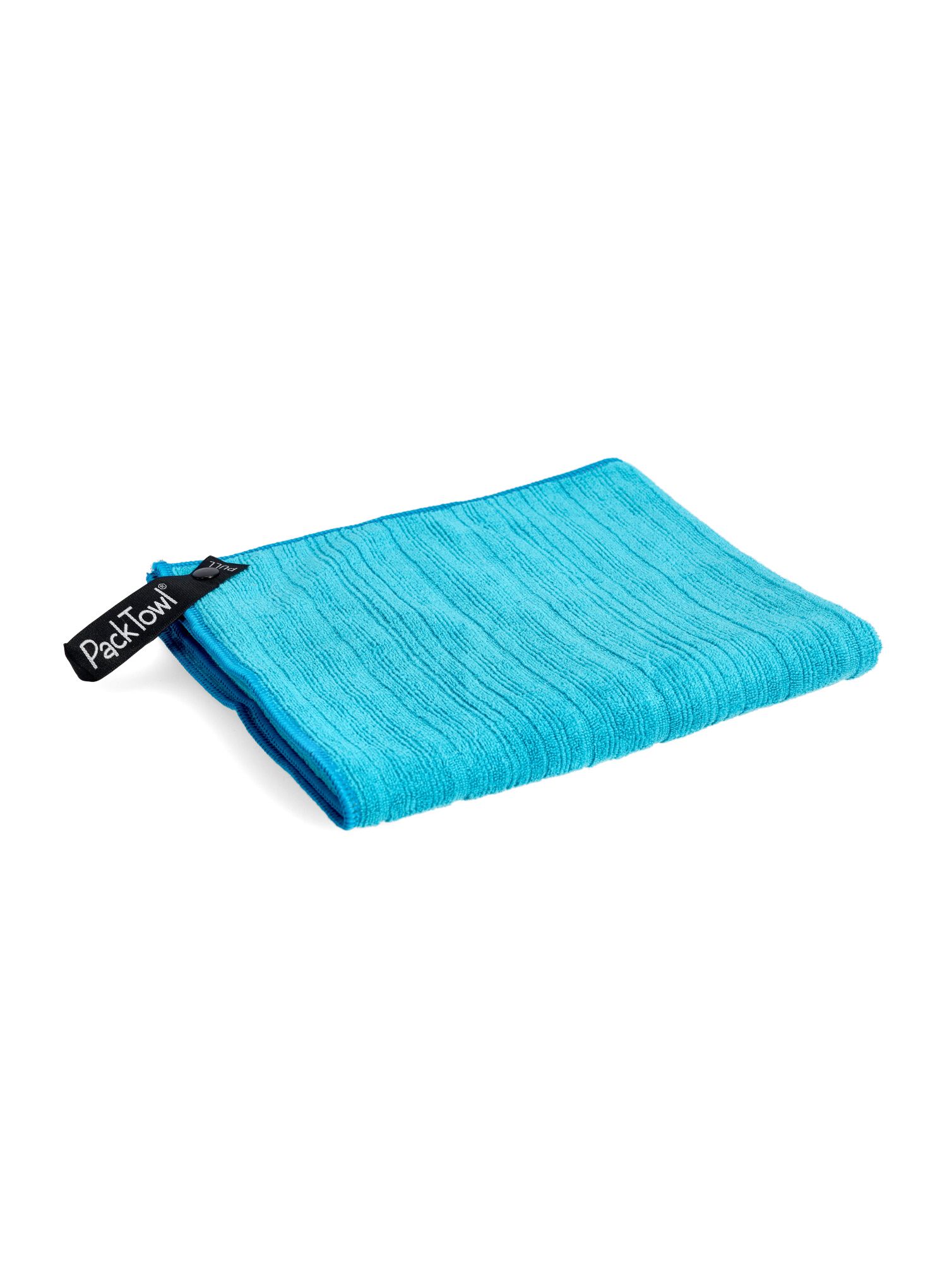 Pohodniška brisača PackTowl Luxe Hand - lake blue