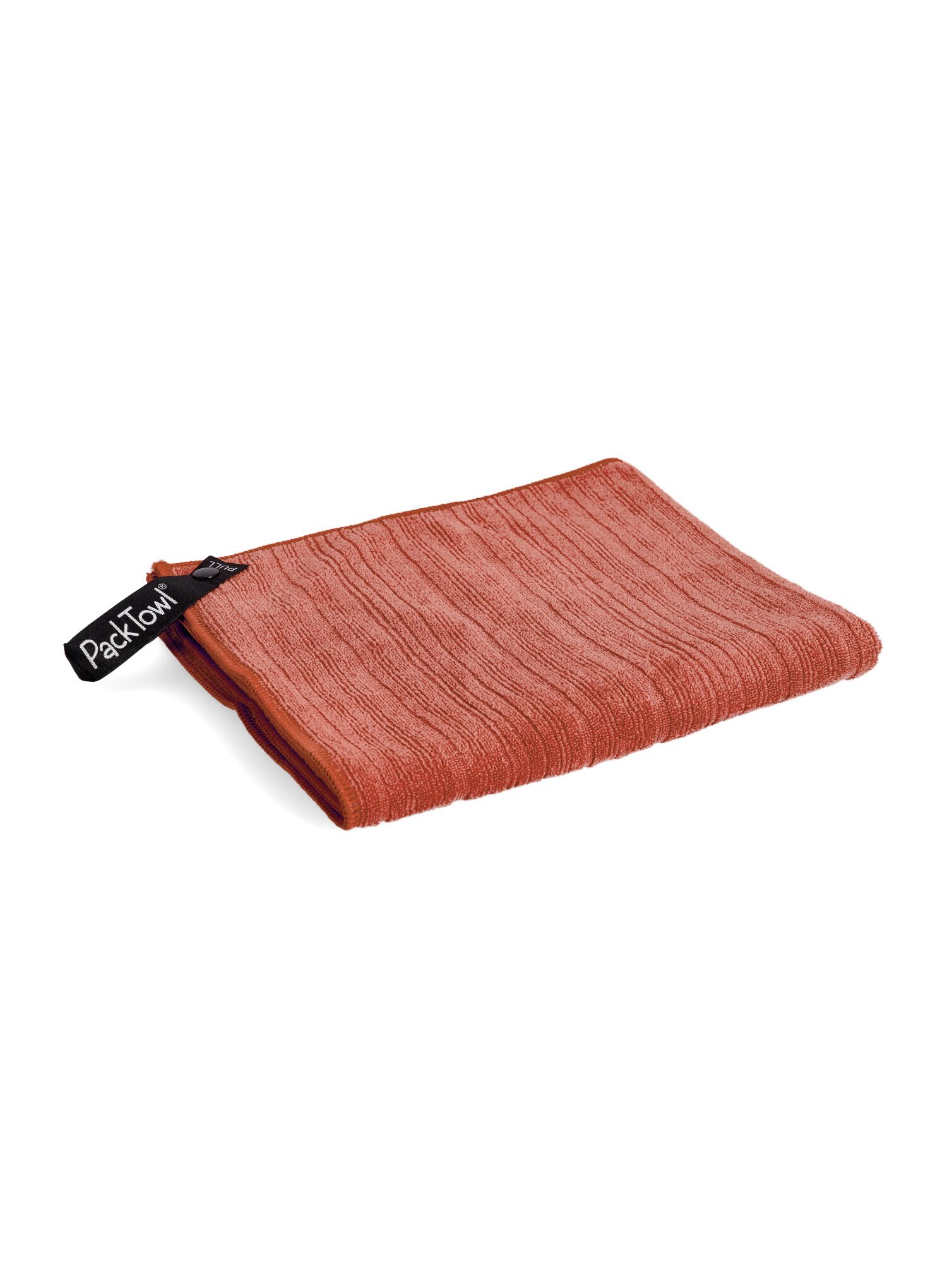 Pohodniška brisača PackTowl Luxe Hand - terracotta