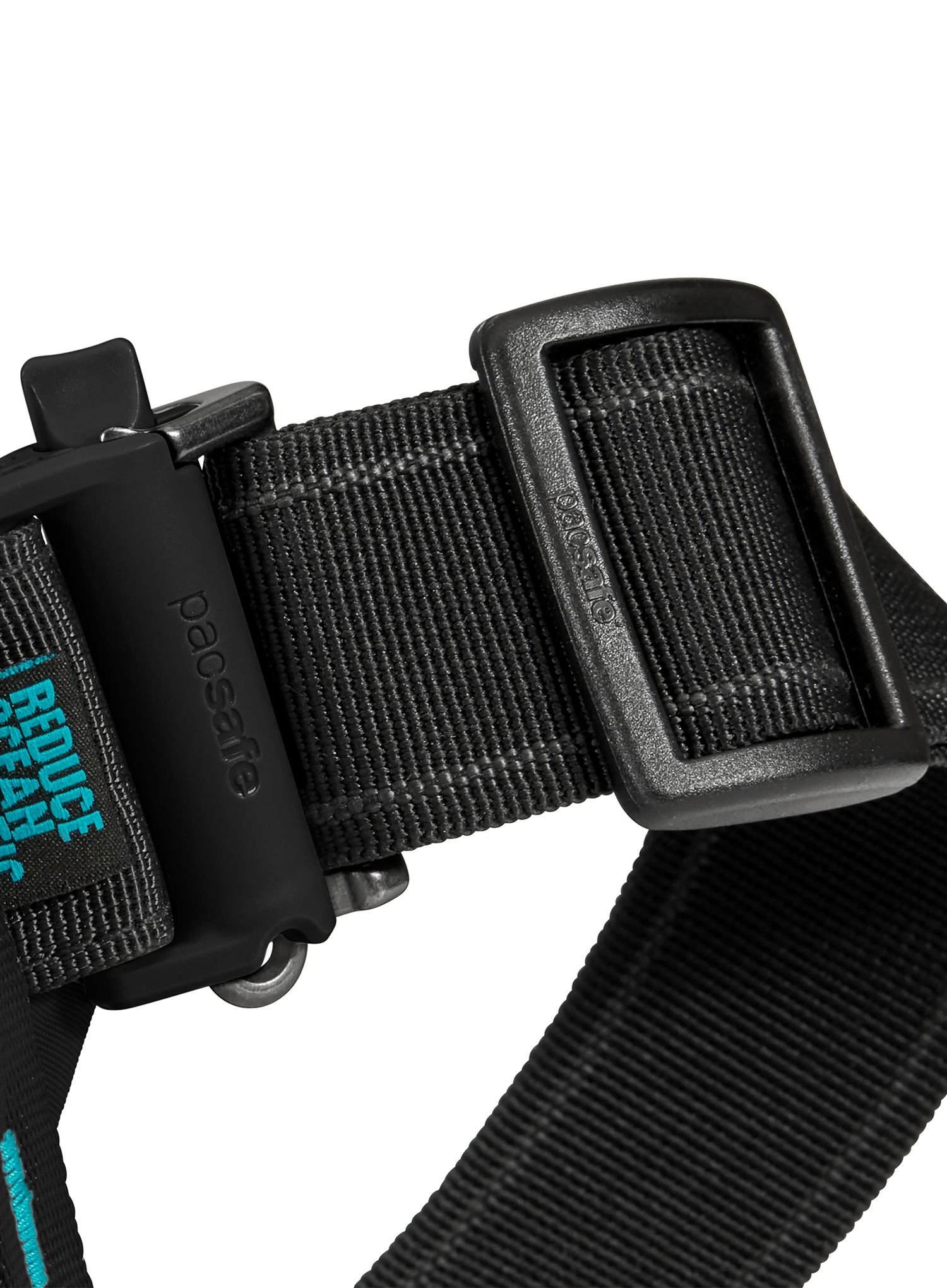 Torbica za okoli pasu Pacsafe Eco Waist Pack - econyl black