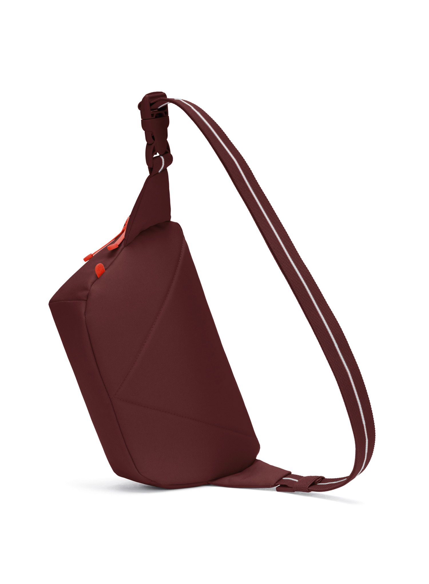 Torbica za okoli pasu Pacsafe Go Sling Pack - garnet red