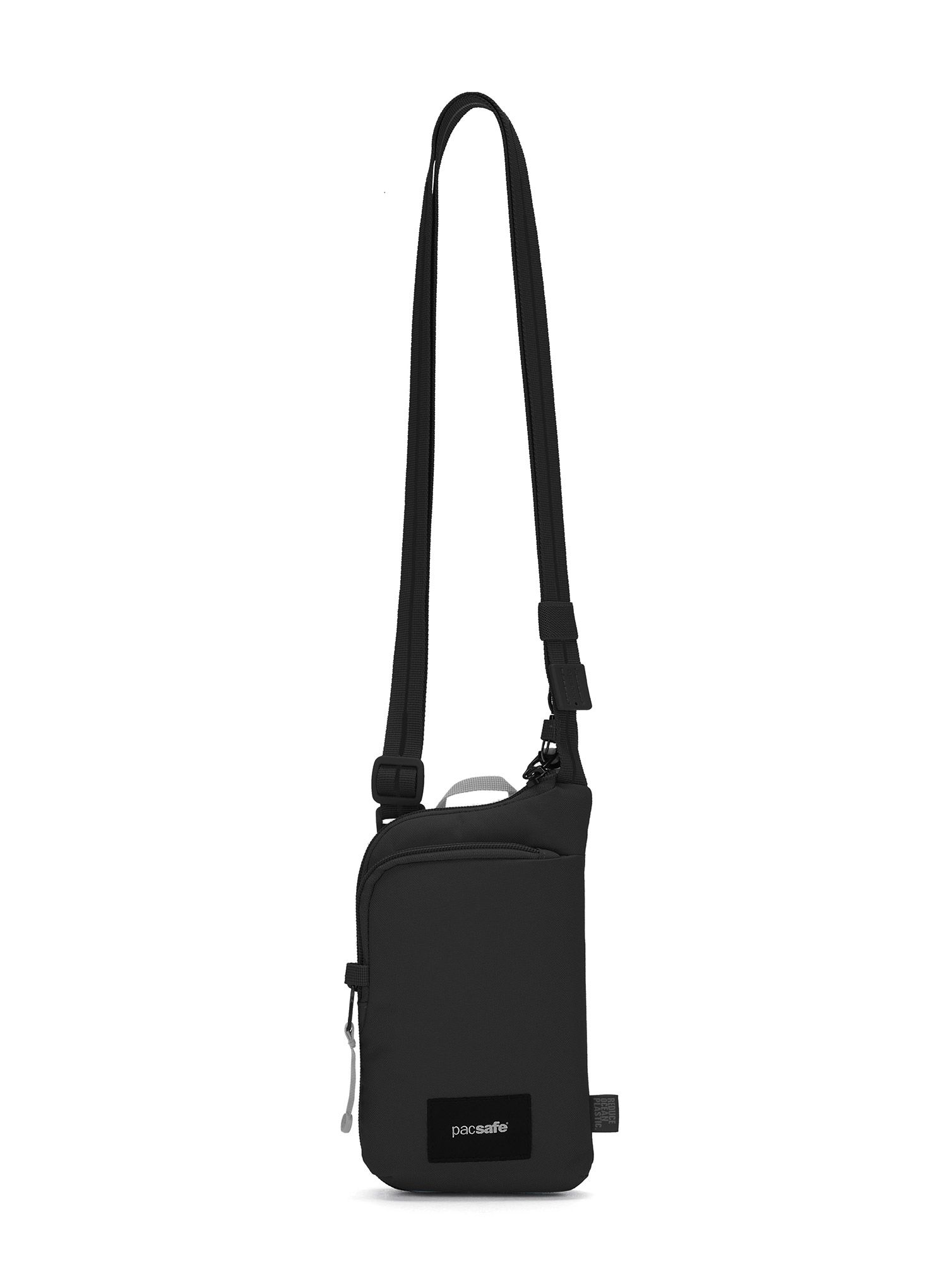 Torbica za čez ramo Pacsafe Go Tech Crossbody - jet black
