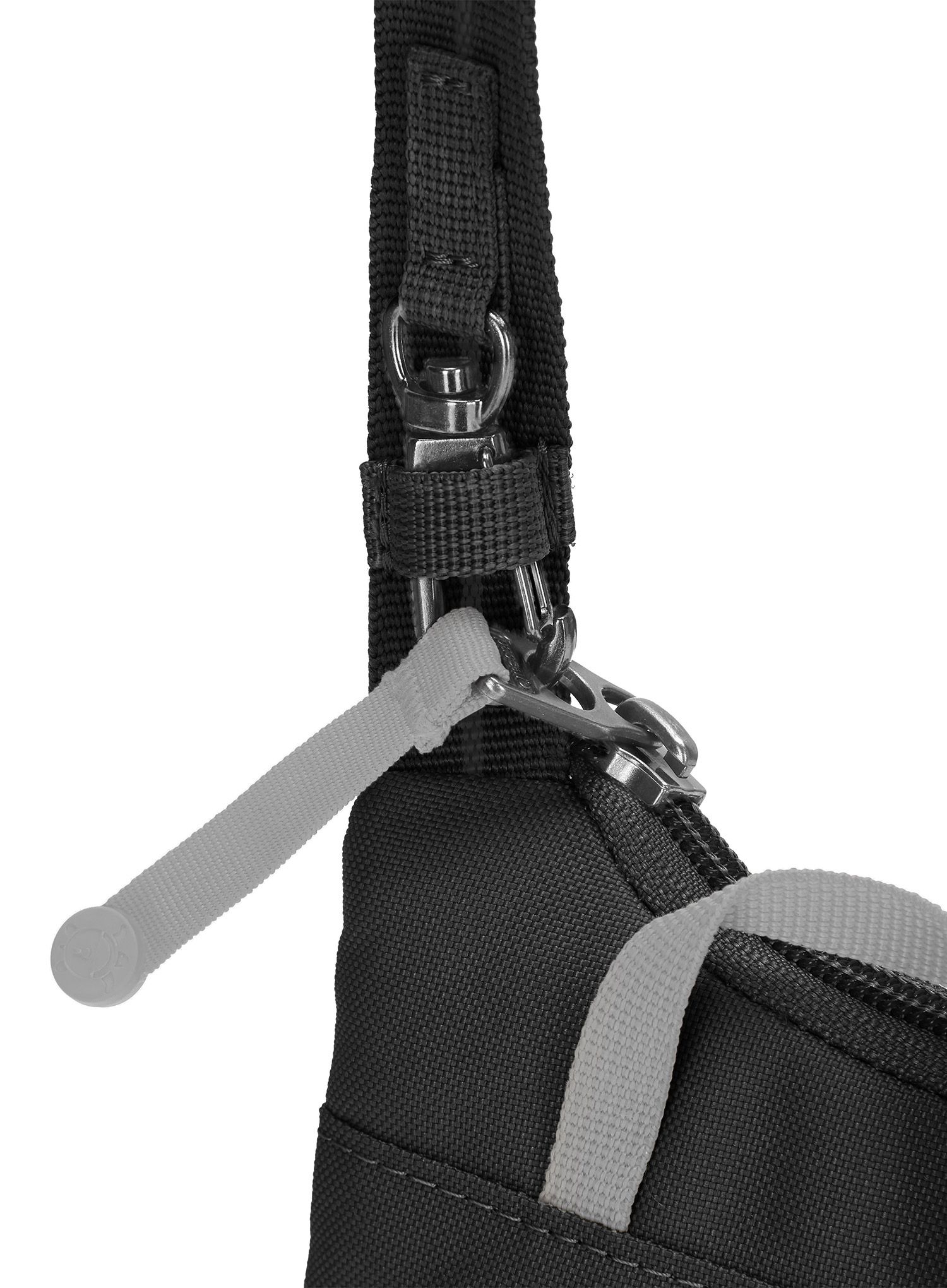 Torbica za čez ramo Pacsafe Go Tech Crossbody - jet black