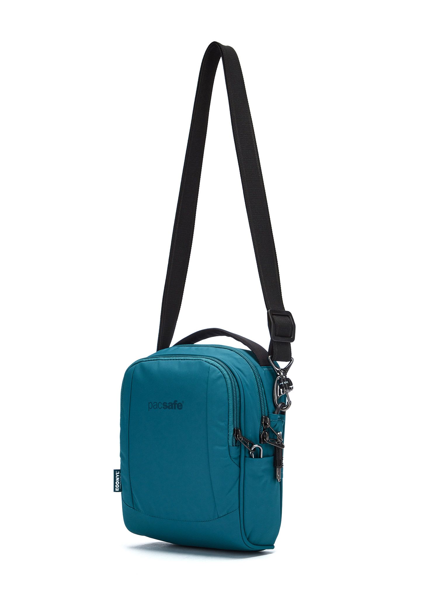 Torbica za čez ramo Pacsafe LS100 Crossbody - tidal teal