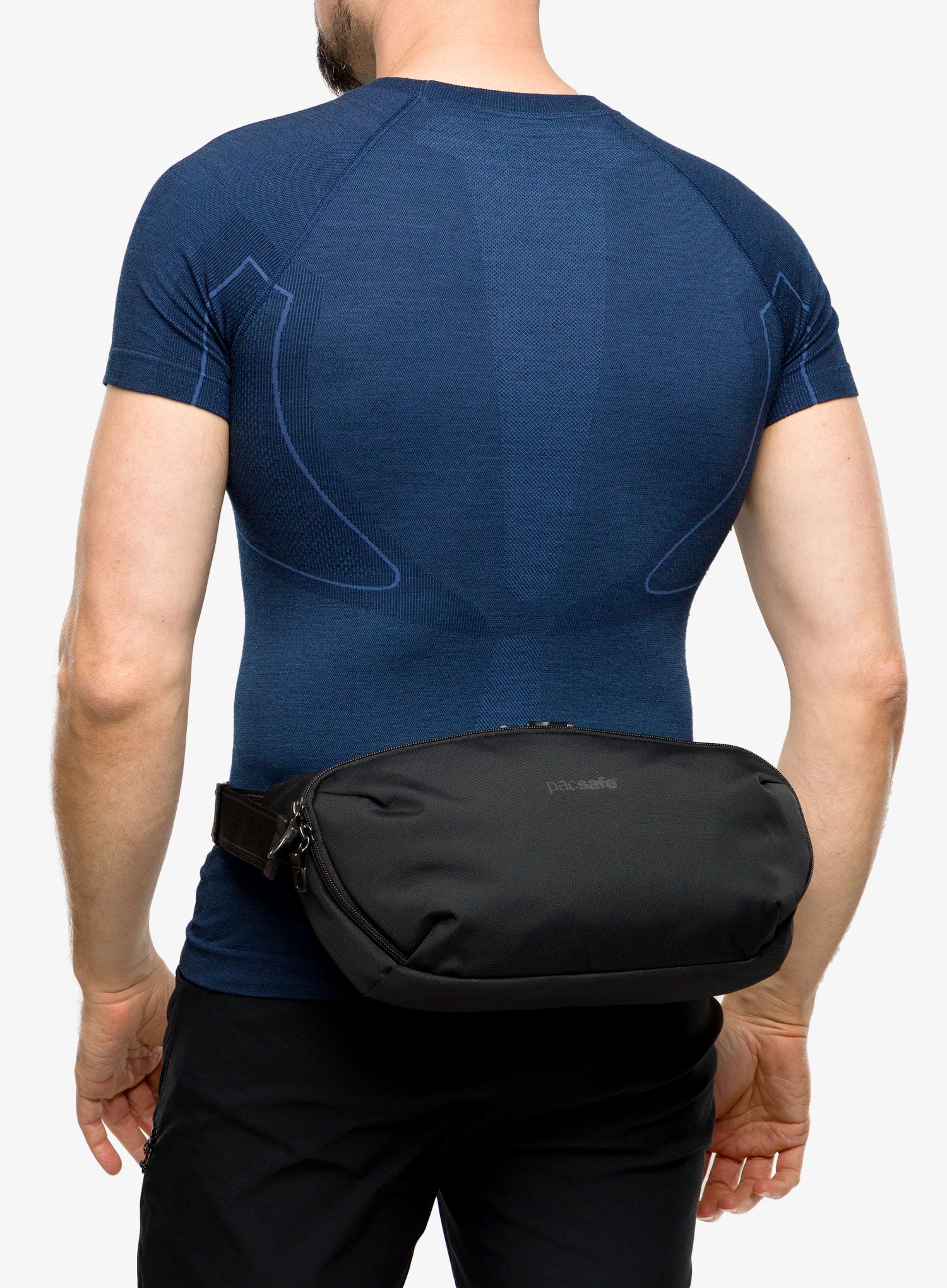 Torbica za okoli pasu Pacsafe Metrosafe X - black