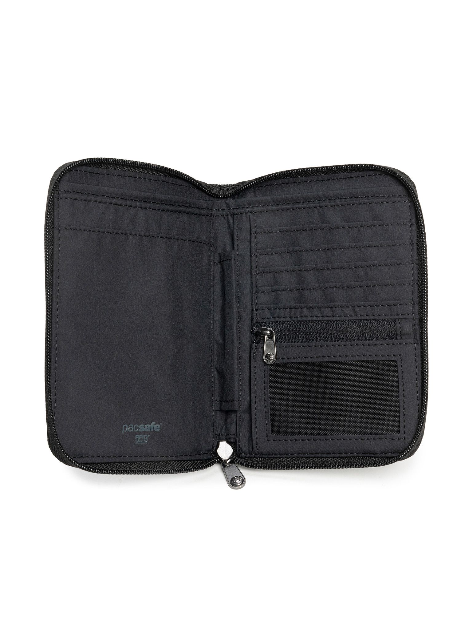Denarnica Pacsafe RFIDsafe Compact Travel Organizer - black