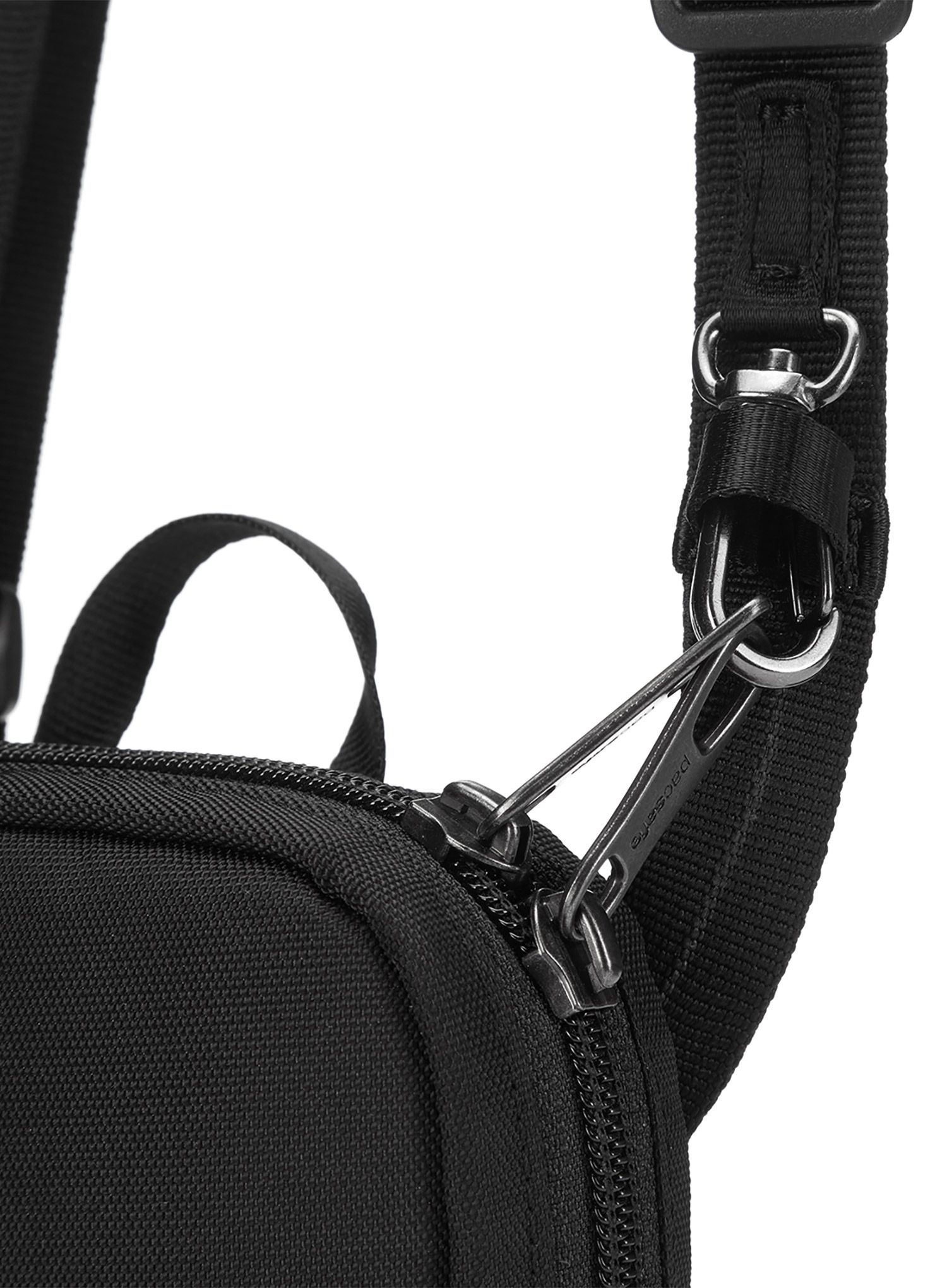 Torbica za čez ramo Pacsafe RFIDsafe Tech Crossbody - black