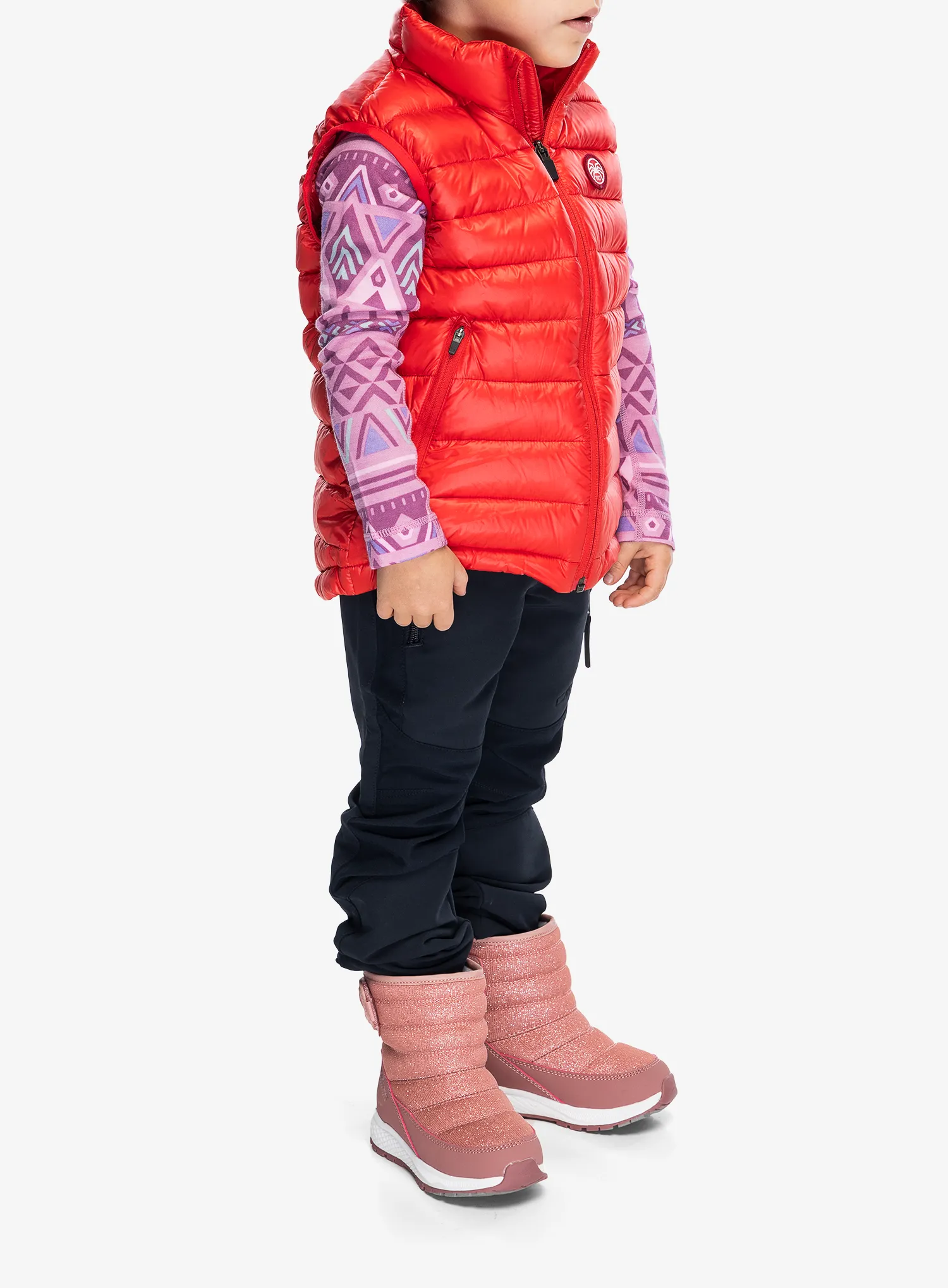 Otroški telovnik Pajak Casper Vest - red
