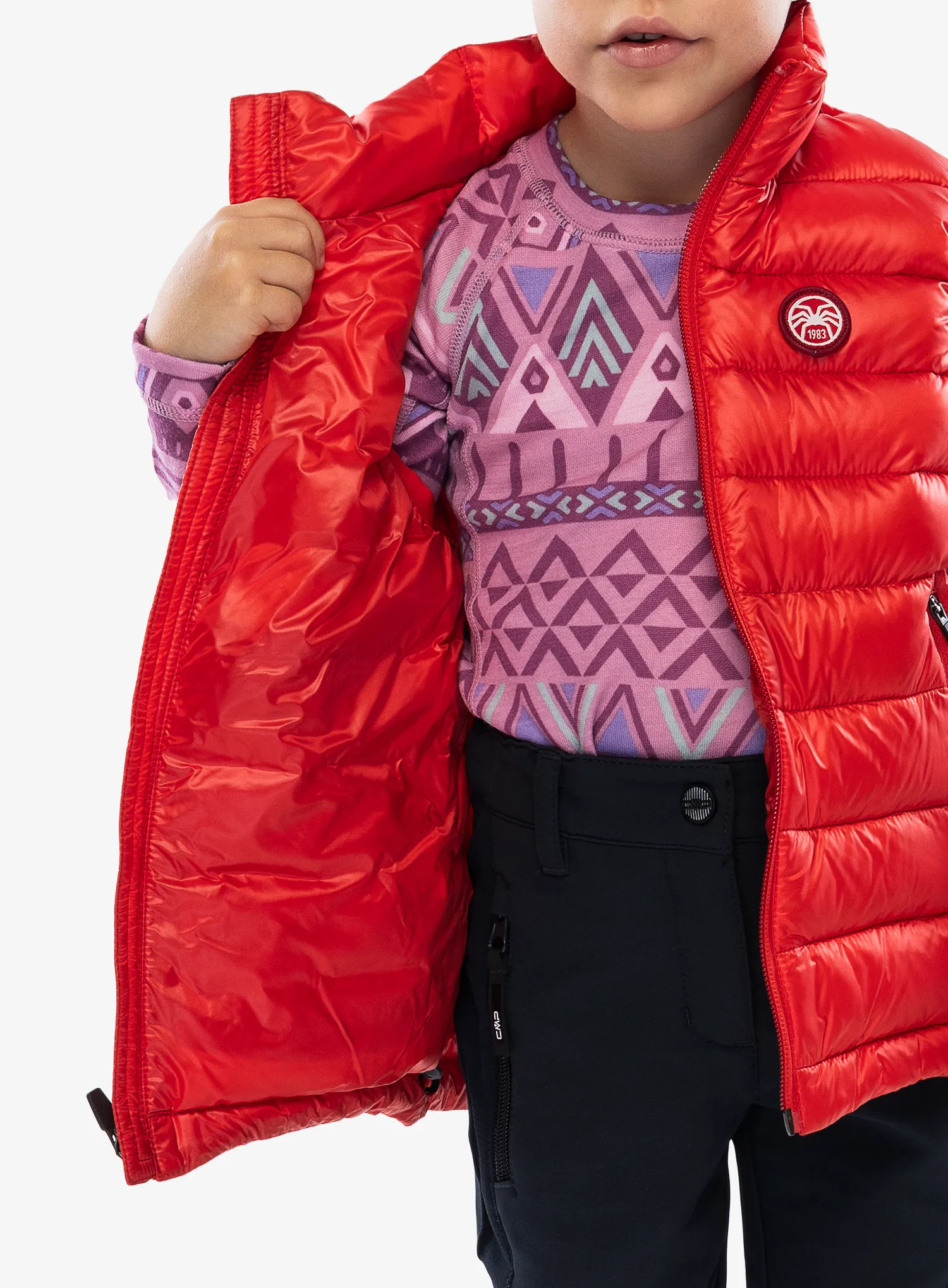 Otroški telovnik Pajak Casper Vest - red