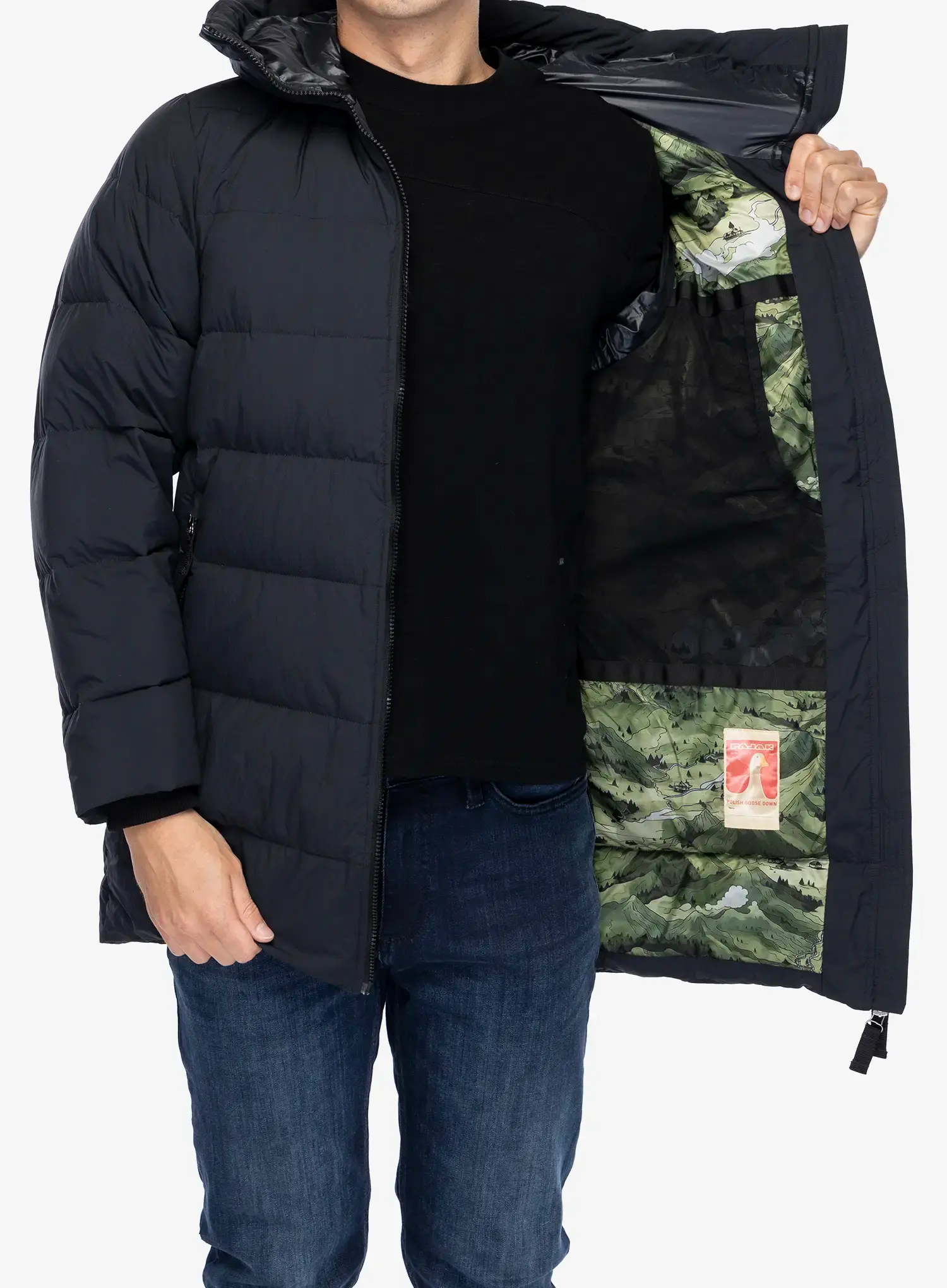 Puhovka Pajak D.O.P Parka - black