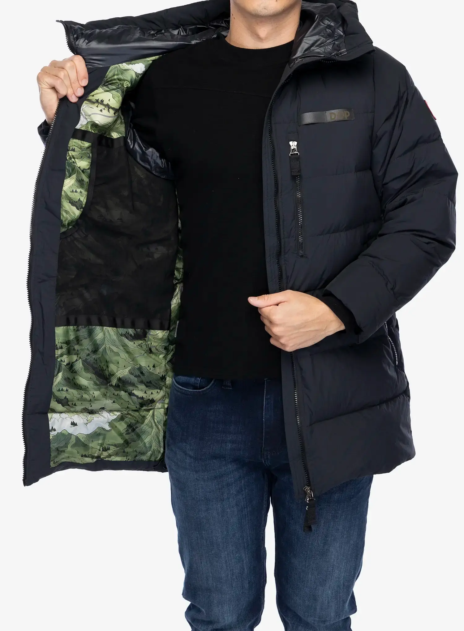 Puhovka Pajak D.O.P Parka - black