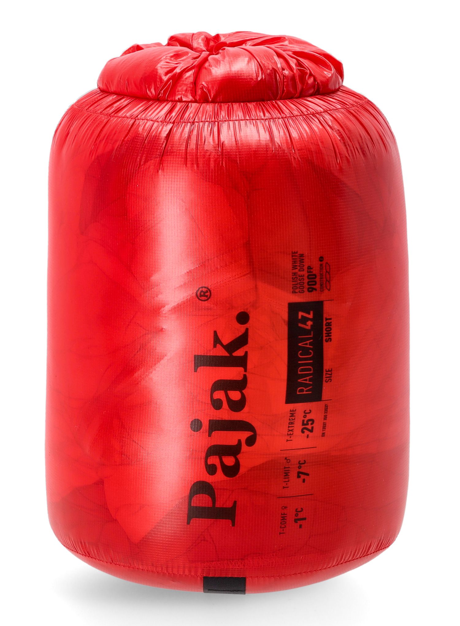 Spalna vreča Pajak Radical 4Z (165 cm) - red