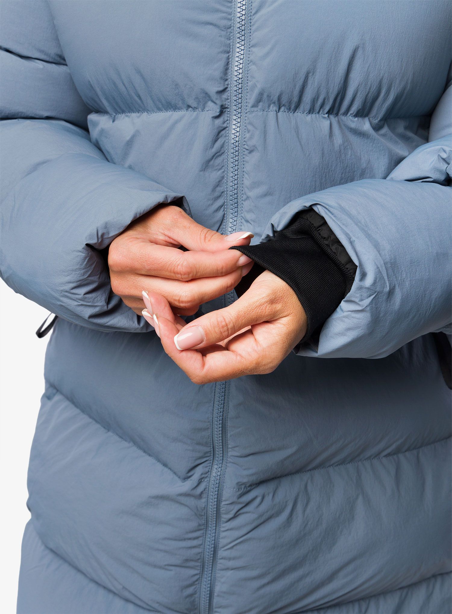 Ženska zimska jakna Didriksons Nomi Parka - glacial blue