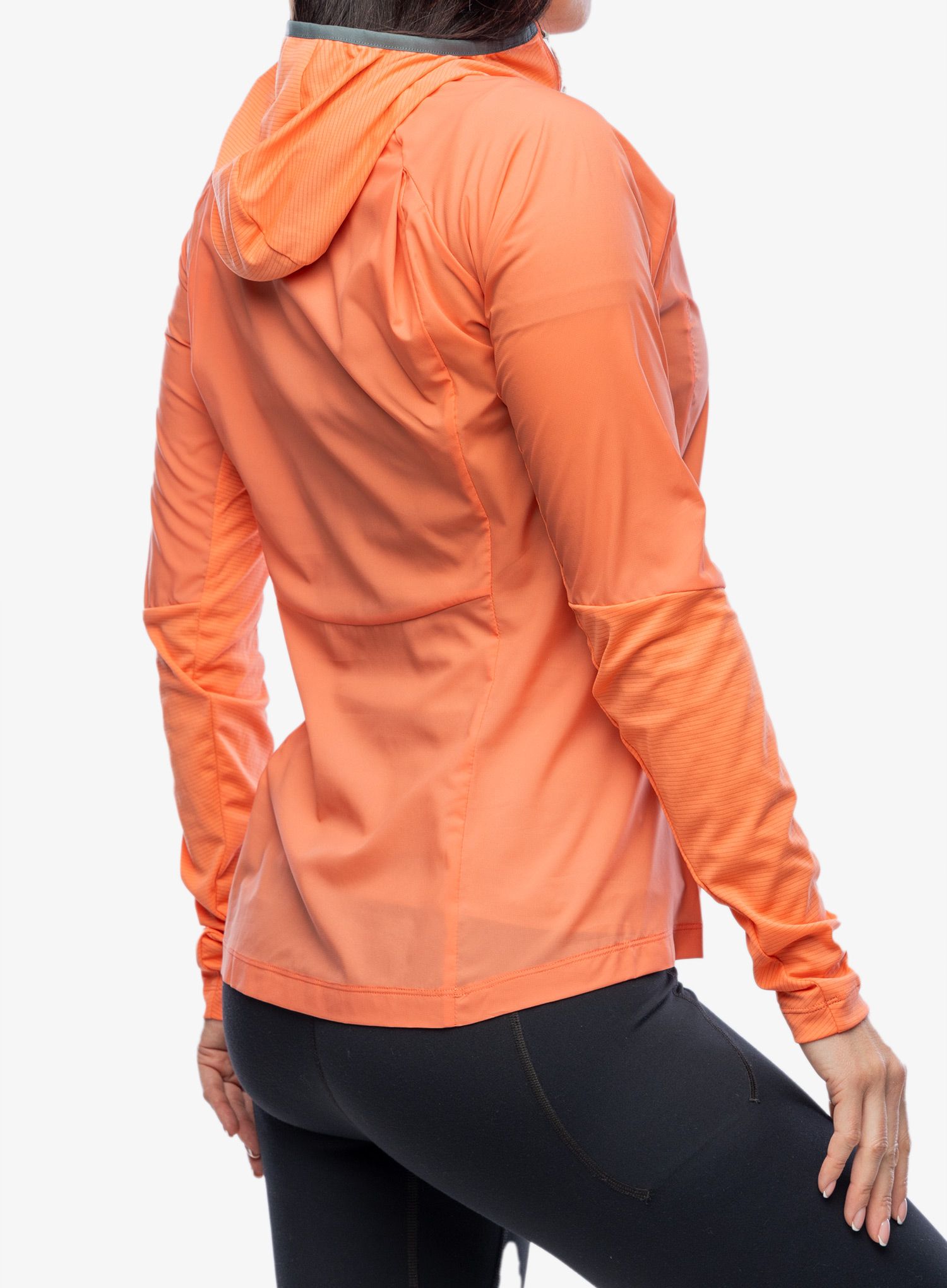 Ženska jakna za tek Patagonia Airshed Pro Pullover - coho coral
