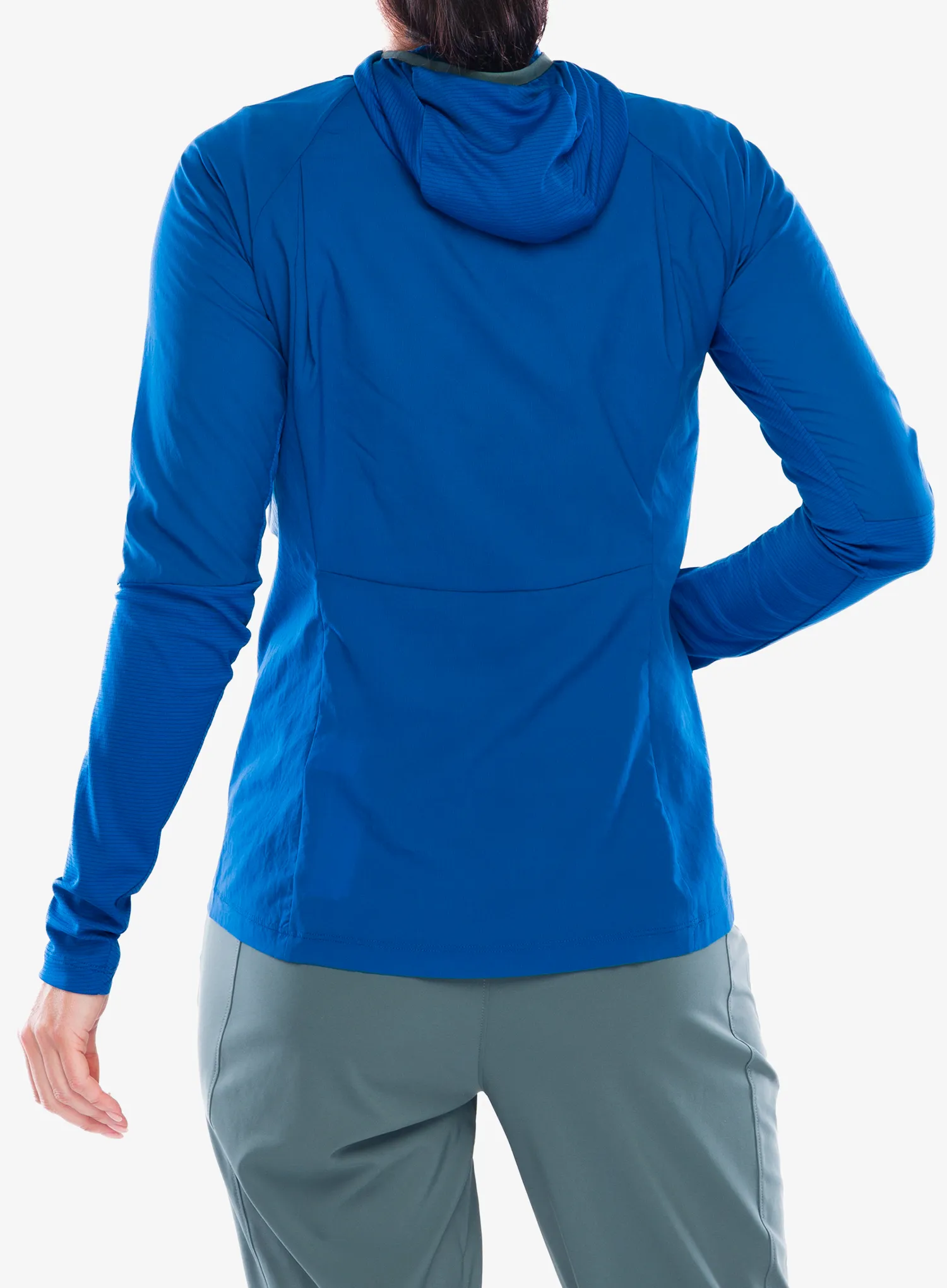 Ženska jakna za tek Patagonia Airshed Pro Pullover - endles blue