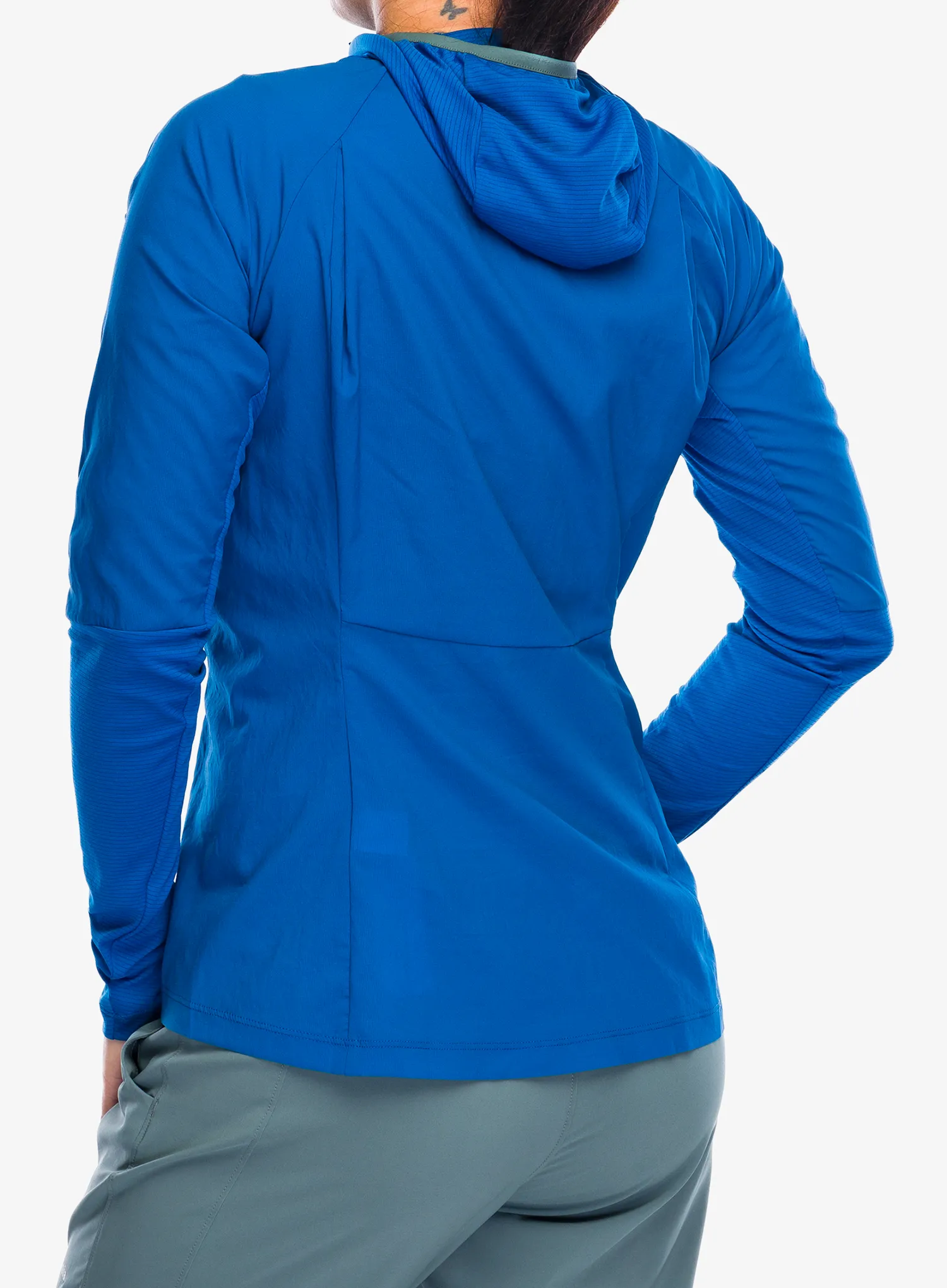 Ženska jakna za tek Patagonia Airshed Pro Pullover - endles blue