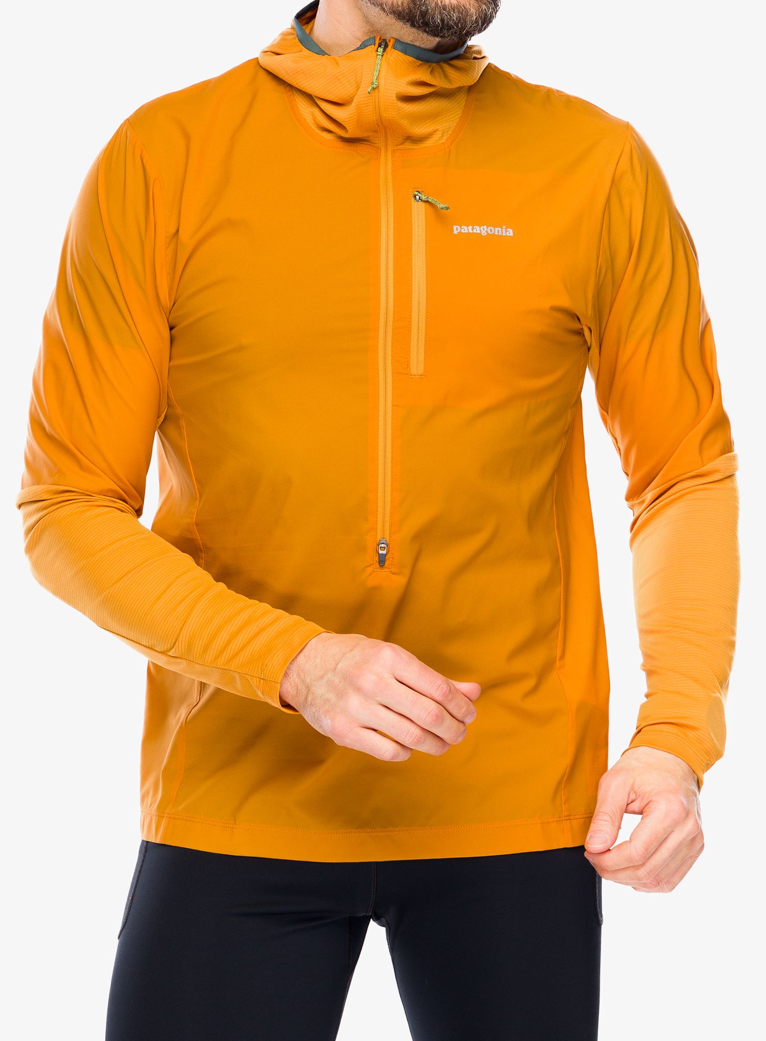 Jakna za tek Patagonia Airshed Pro Pullover - golden caramel