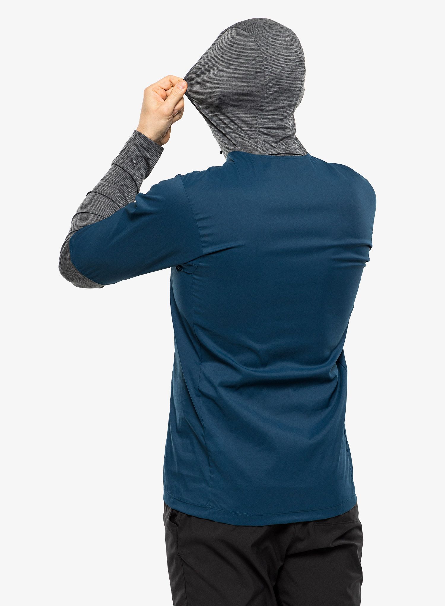 Moška tekaška jakna Patagonia Airshed Pro Pullover - lago blue