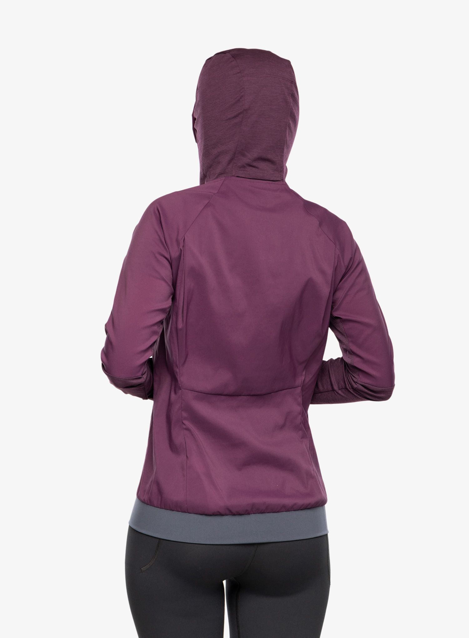 Ženska jakna za tek Patagonia Airshed Pro Pullover - night plum