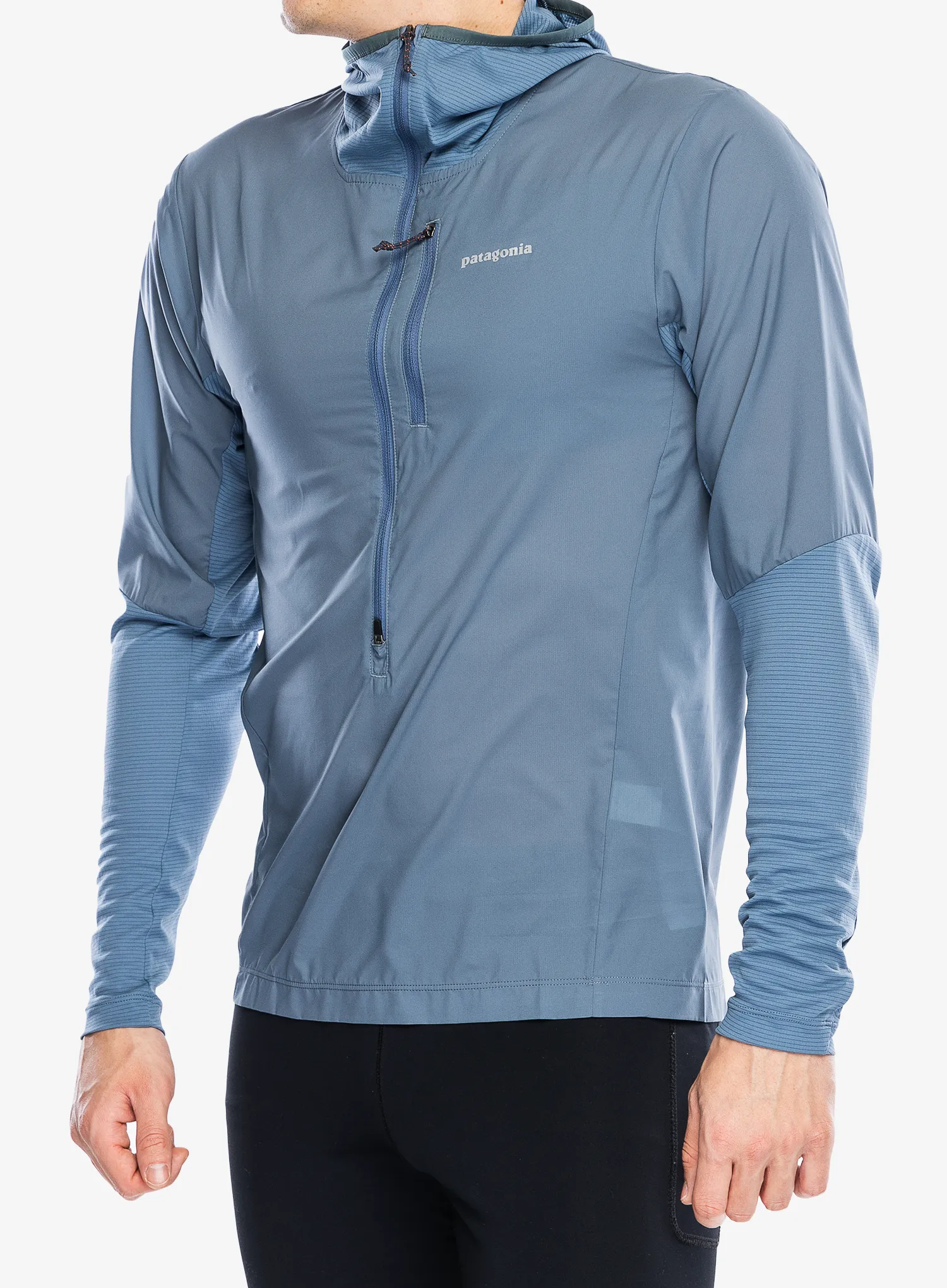Jakna za tek Patagonia Airshed Pro Pullover - utility blue