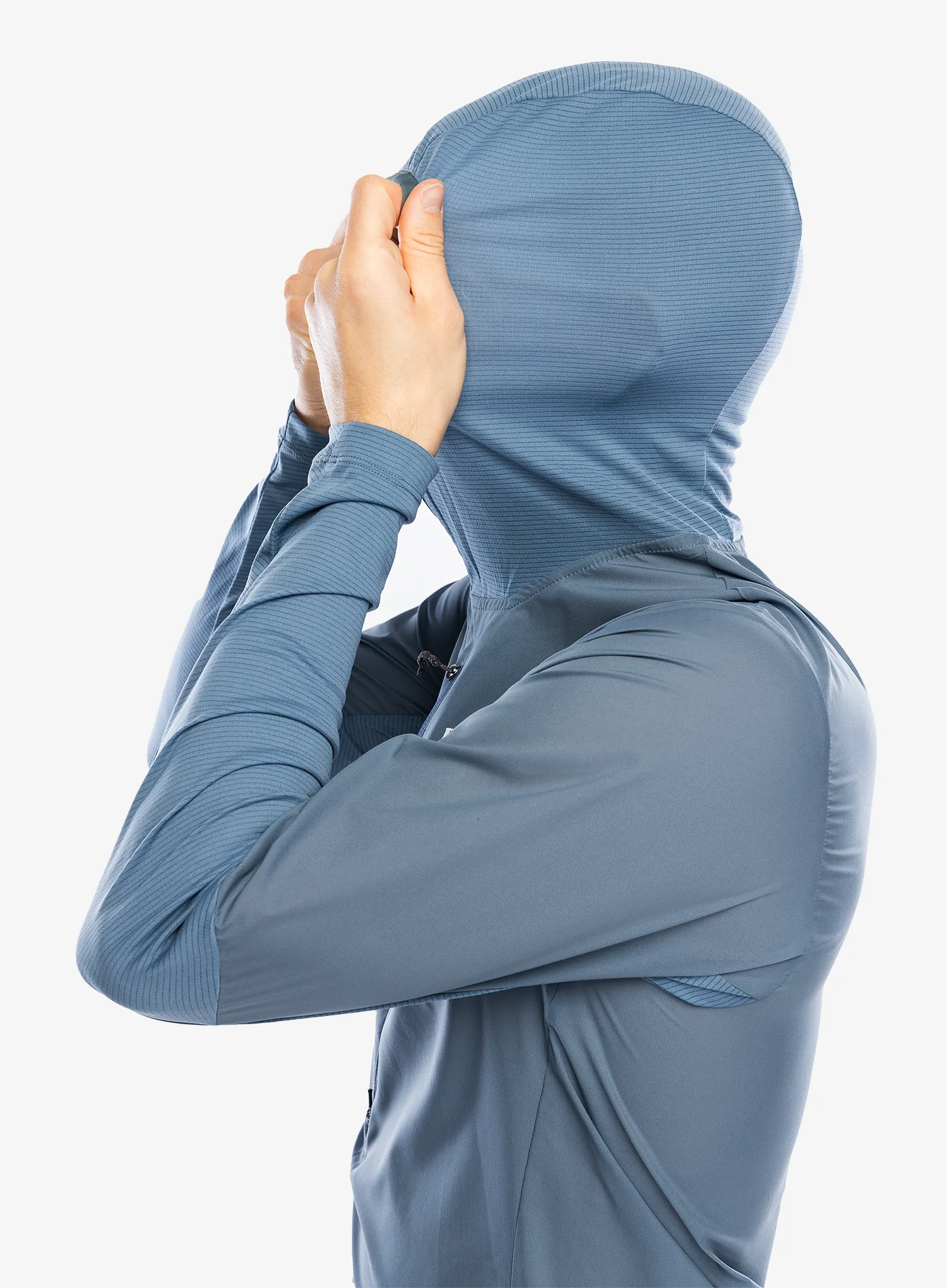 Jakna za tek Patagonia Airshed Pro Pullover - utility blue