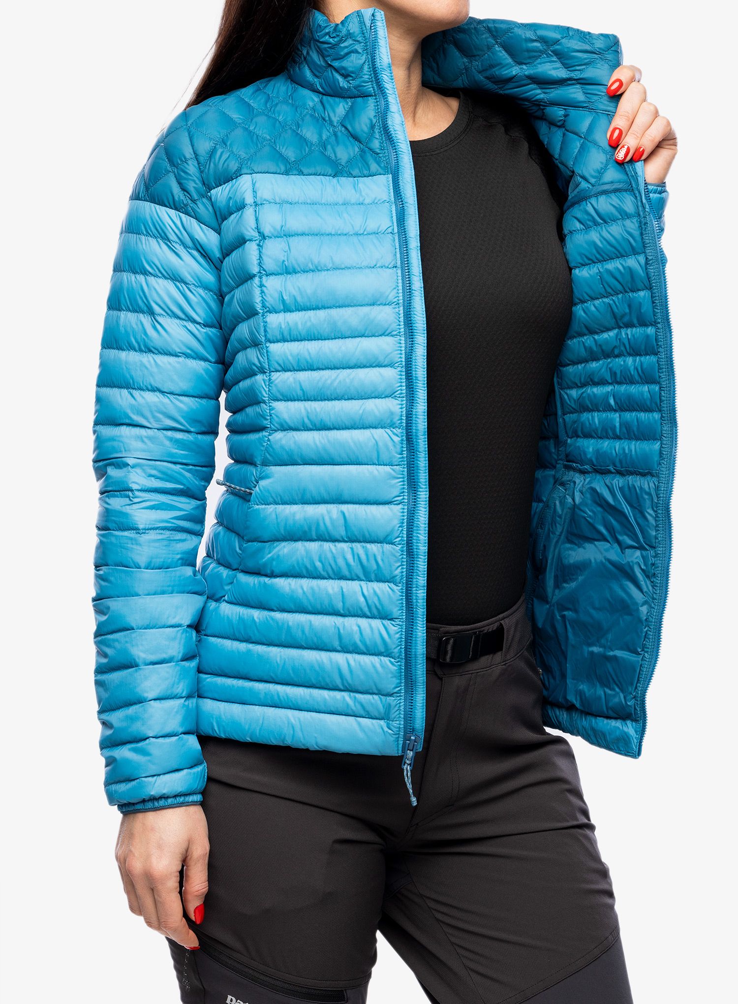 Ženska puhovka Patagonia AlpLight Down Jacket - anacapa blue