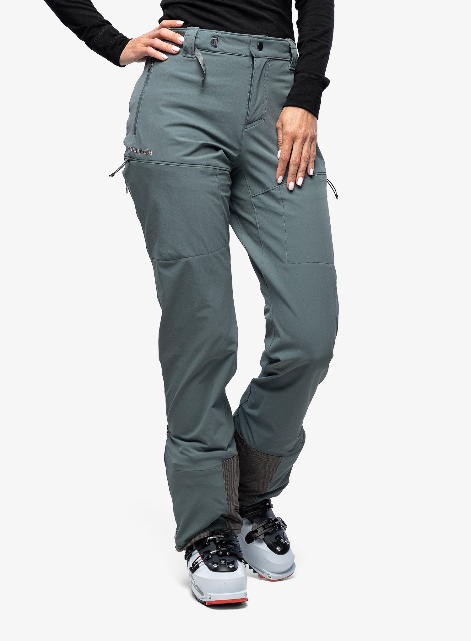 Ženske hlače Patagonia Alpine Guide Pants - nouveau green
