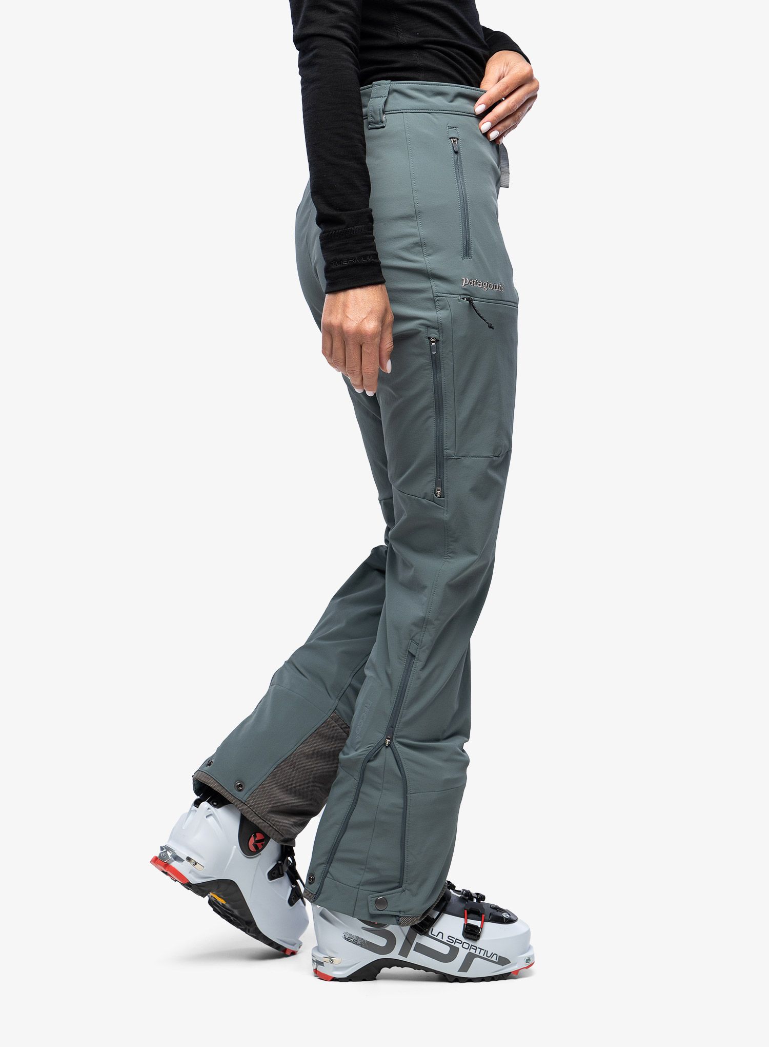 Ženske hlače Patagonia Alpine Guide Pants - nouveau green