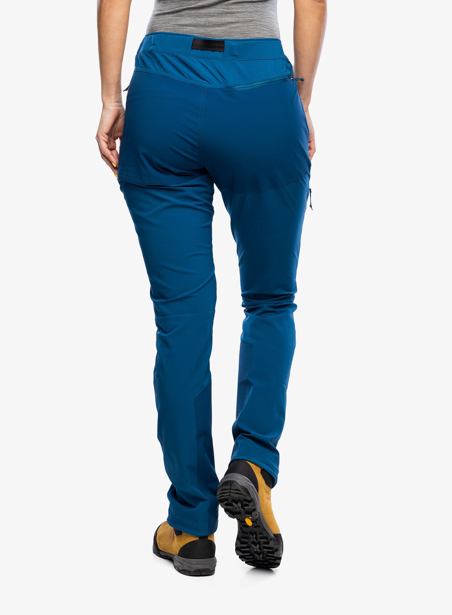 Ženske softshell hlače Patagonia Altvia Alpine Pants - lagom blue