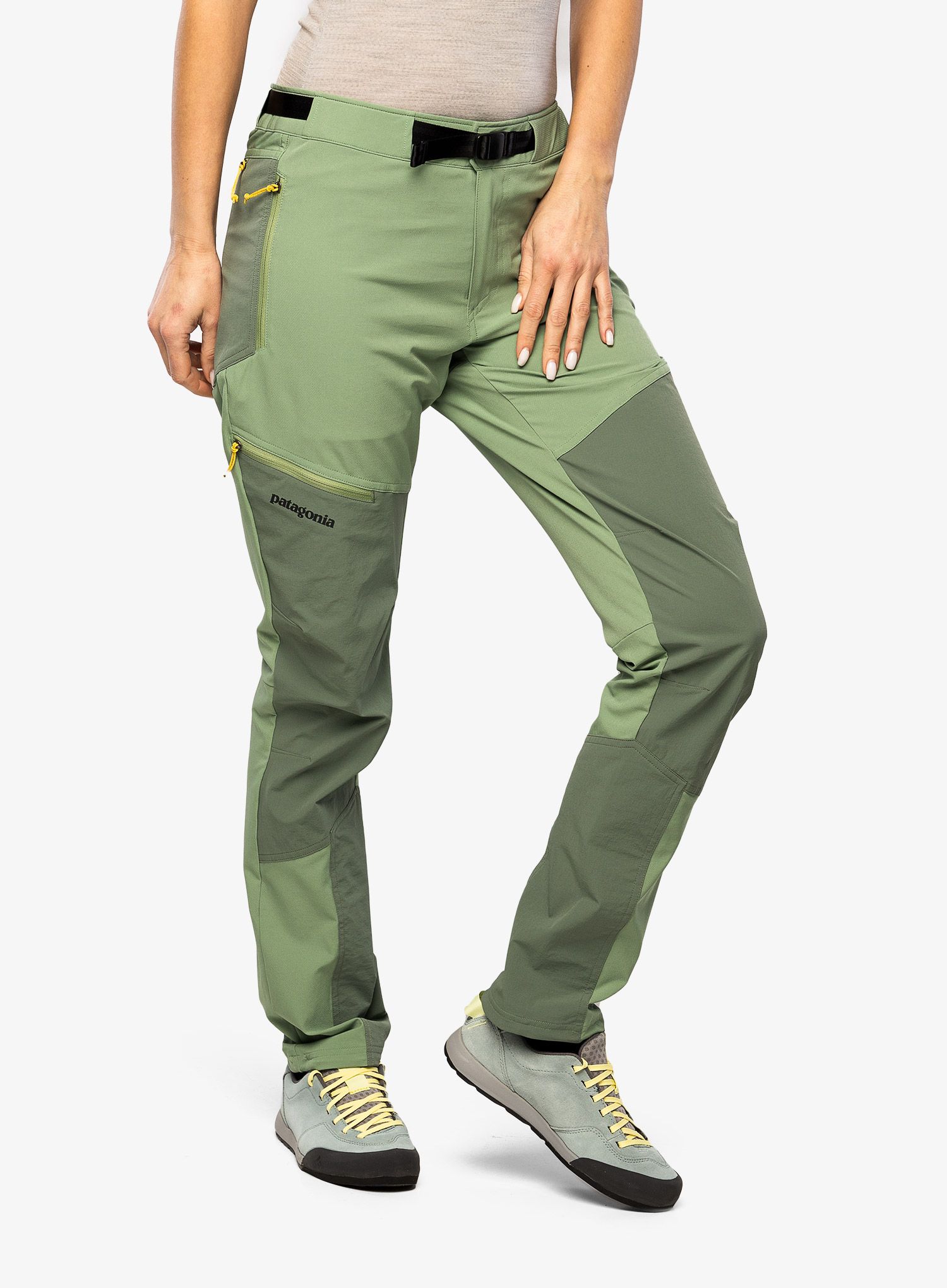 Ženske treking hlače Patagonia Altvia Alpine Pants  - sedge green