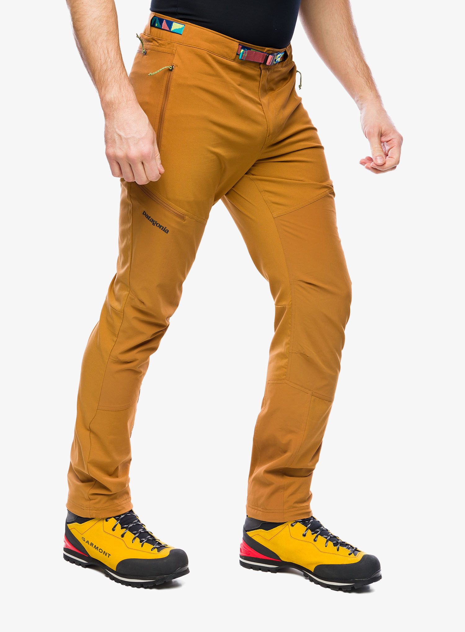 Pohodne hlače Patagonia Altvia Alpine Pants - tree ring brown