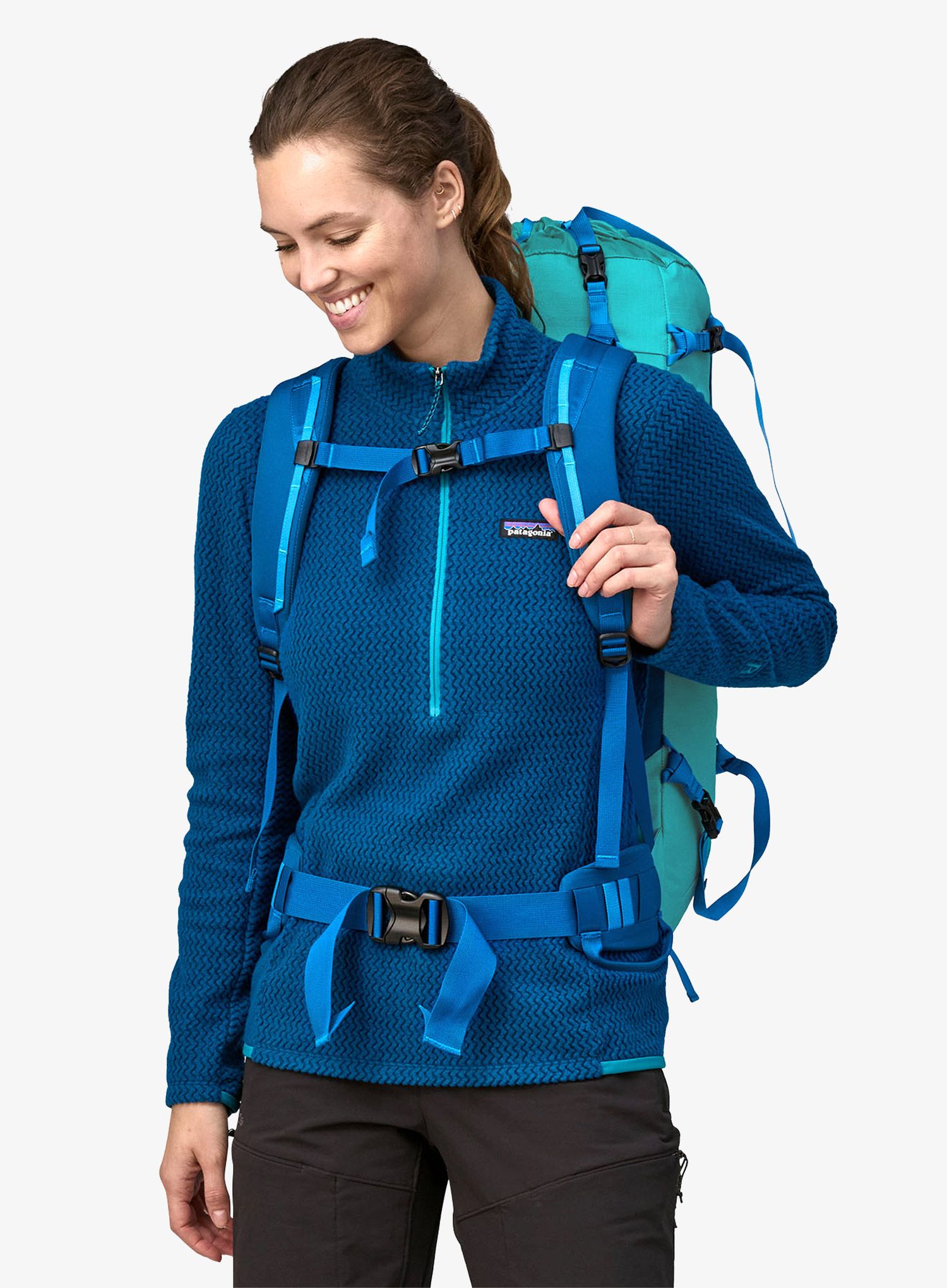 Plezalni nahrbtnik Patagonia Ascensionist 35L - subtidal blue
