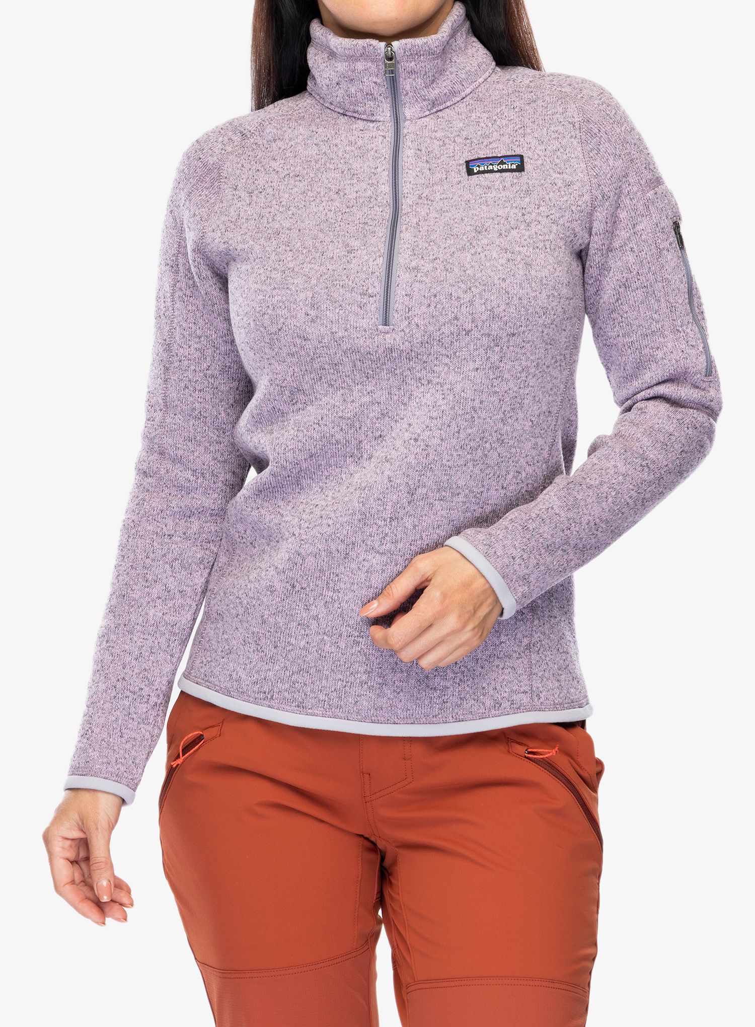 Ženski flis Patagonia Better Sweater 1/4 Zip - milkweed mauve