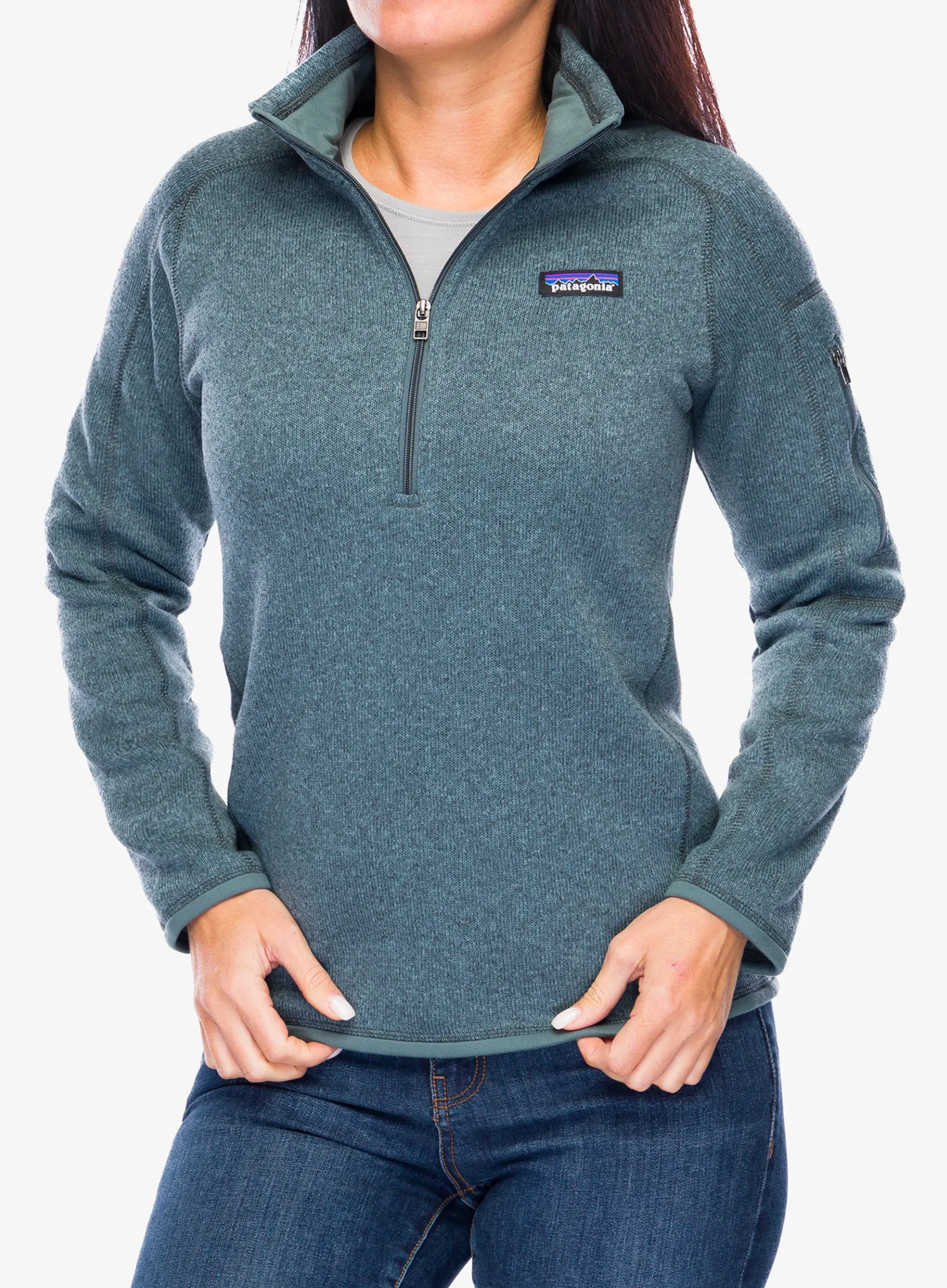 Ženski flis Patagonia Better Sweater 1/4 Zip - nouveau green