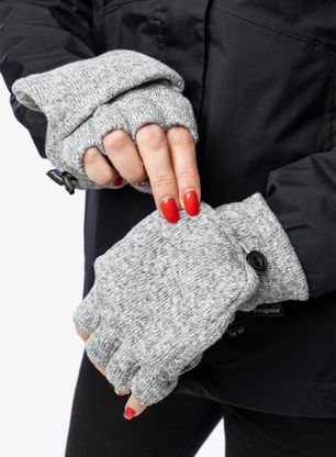 Rokavice iz flisa Patagonia Better Sweater Gloves - birch white