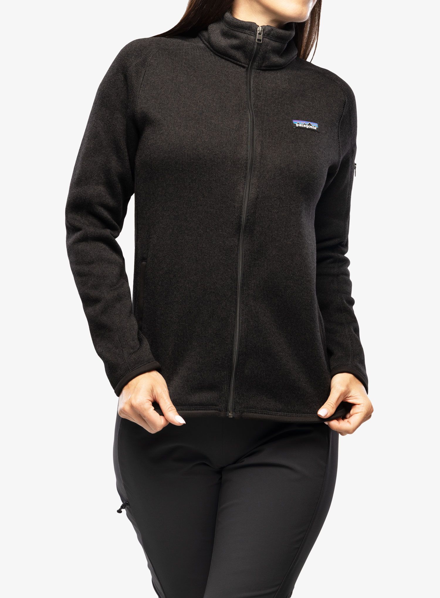 Ženski flis Patagonia Better Sweater Jacket - black