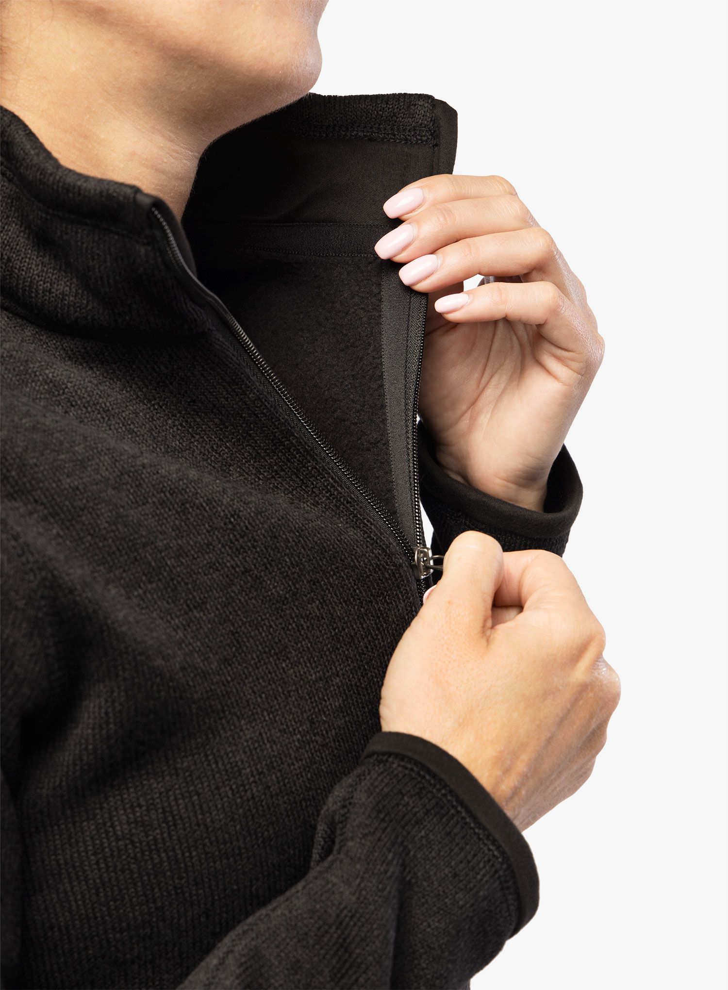 Ženski flis Patagonia Better Sweater Jacket - black